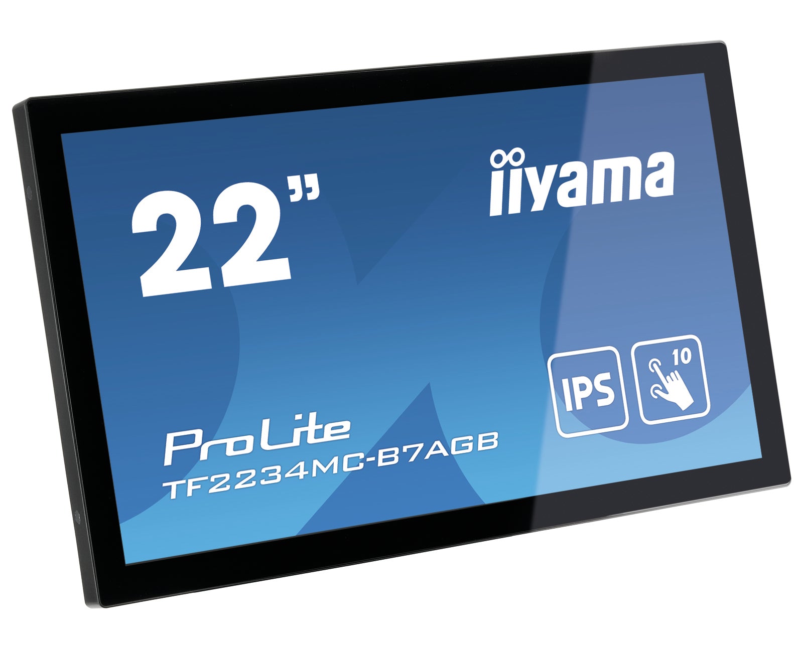 iiyama ProLite TF2234MC-B7AGB écran plat de PC 54,6 cm (21.5") 1920 x 1080 pixels Full HD LED Écran tactile Multi-utilisateur Noir