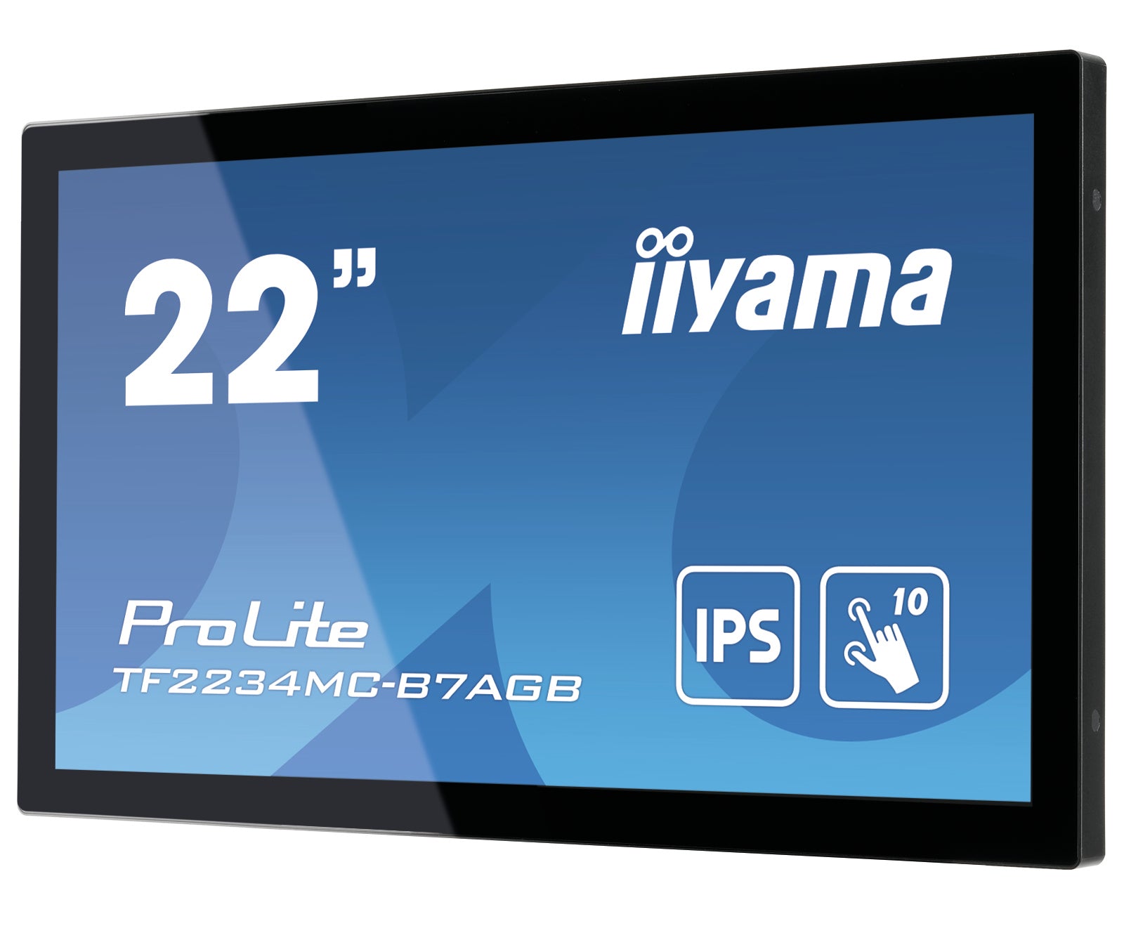 iiyama ProLite TF2234MC-B7AGB écran plat de PC 54,6 cm (21.5") 1920 x 1080 pixels Full HD LED Écran tactile Multi-utilisateur Noir
