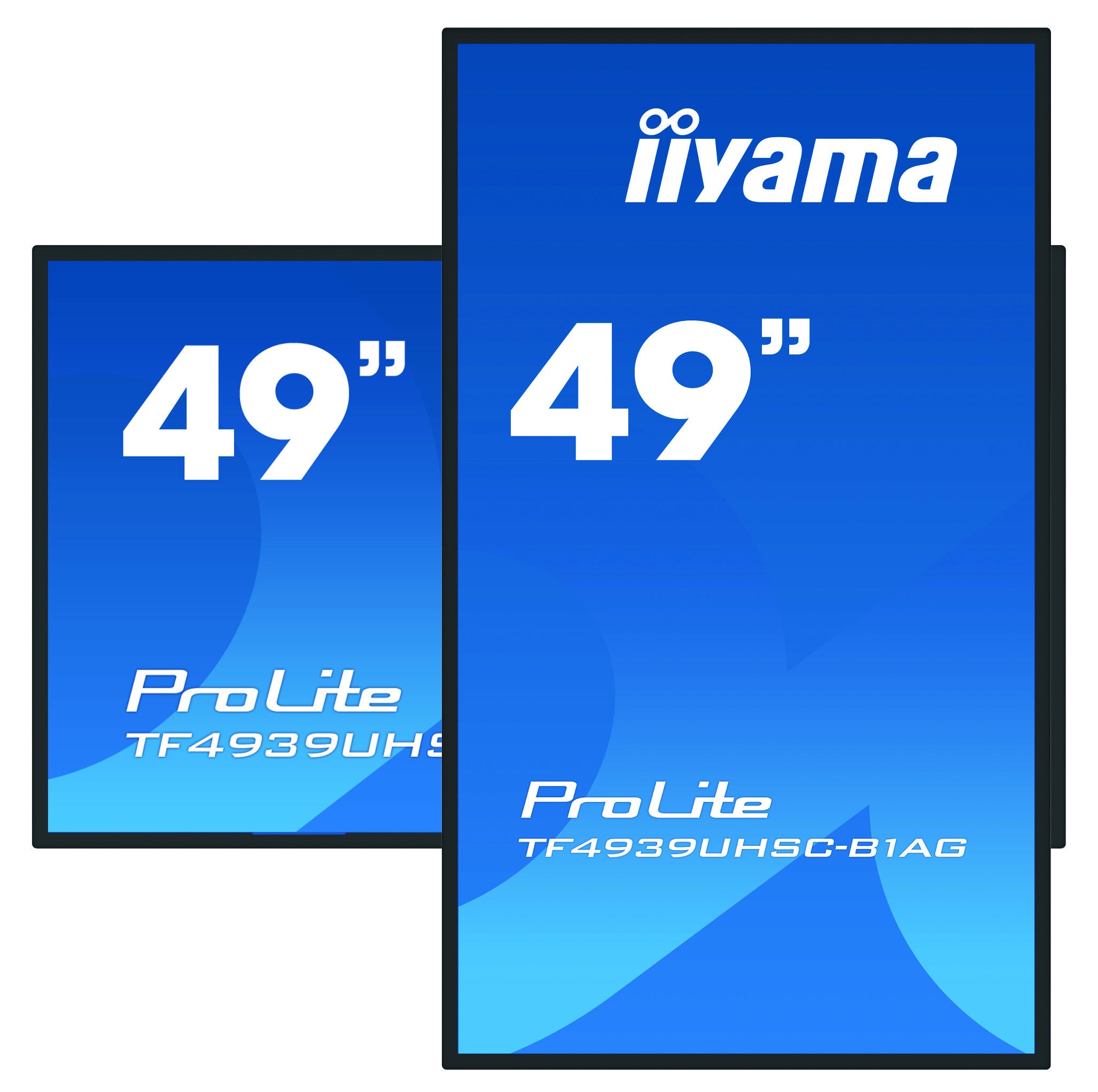 iiyama ProLite TF4939UHSC-B1AG écran plat de PC 124,5 cm (49") 3840 x 2160 pixels 4K Ultra HD LED Écran tactile Multi-utilisateur Noir