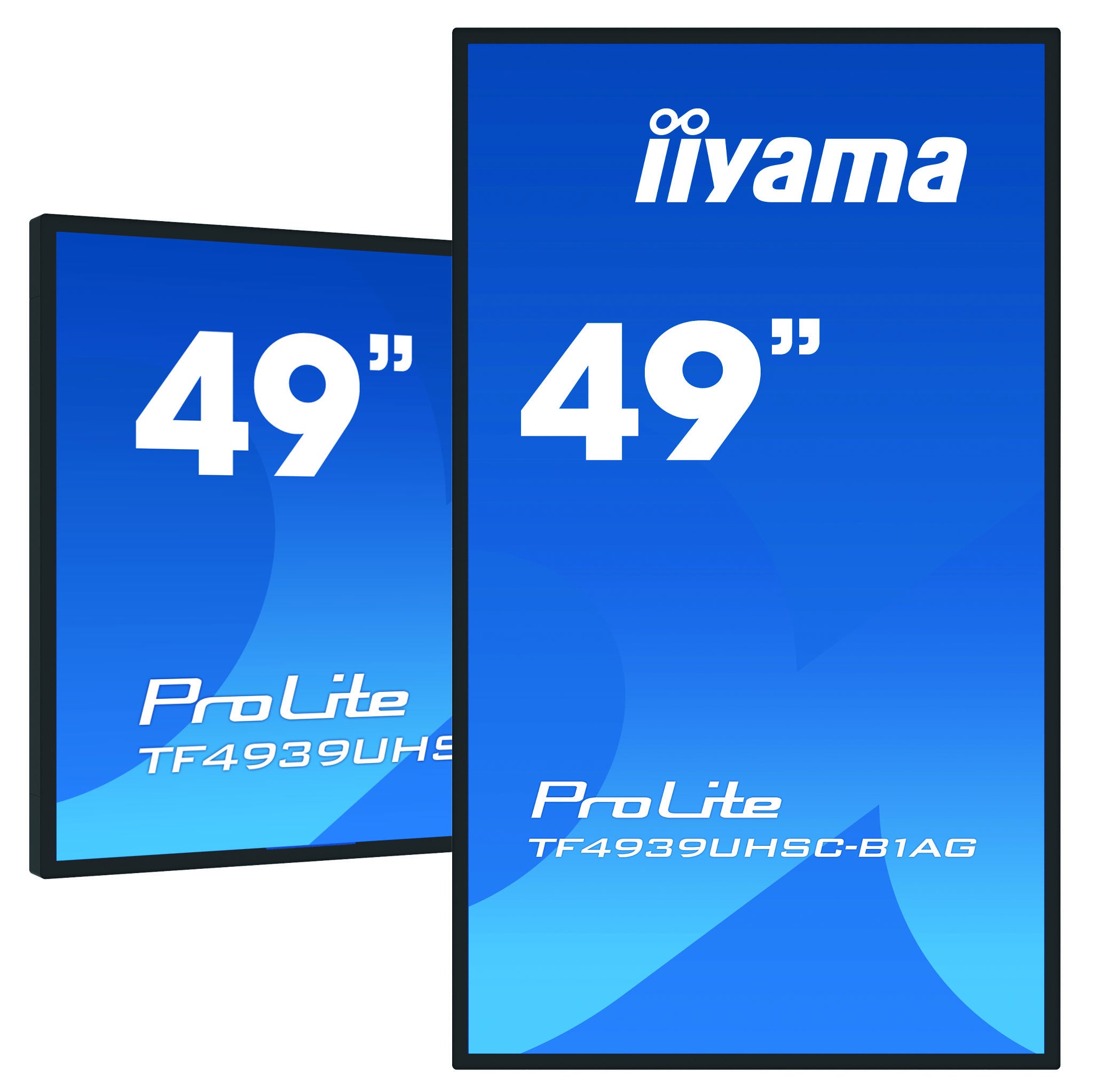 iiyama ProLite TF4939UHSC-B1AG écran plat de PC 124,5 cm (49") 3840 x 2160 pixels 4K Ultra HD LED Écran tactile Multi-utilisateur Noir