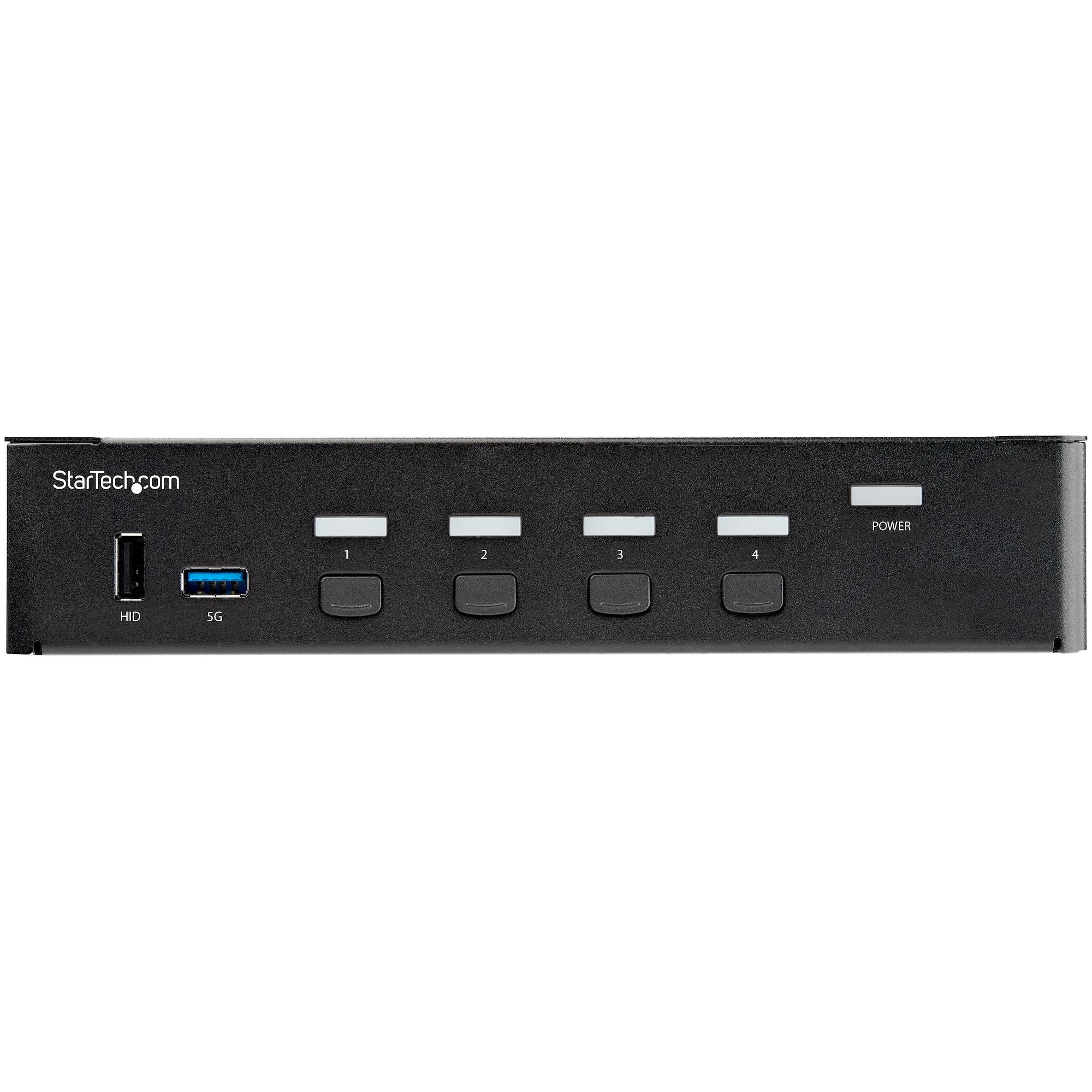 StarTech.com Commutateur KVM HDMI à 4 Ports - Moniteur Unique 4K 60Hz Ultra HDR - Commutateur KVM de Bureau HDMI 2.0 avec Hub USB 3.0 à 2 Ports (5Gbps) et 4x USB 2.0 HID, Audio - TAA