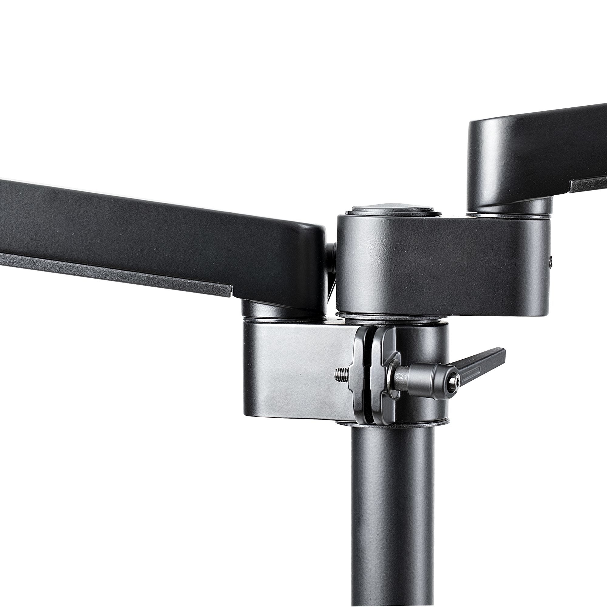 StarTech.com Support Double Écran PC - Bras Double Moniteur VESA - 32" 8kg - Empilables Verticalement - Porte 2 Écrans Hauteur Réglable/Articulé - Fixation Pince/œillet