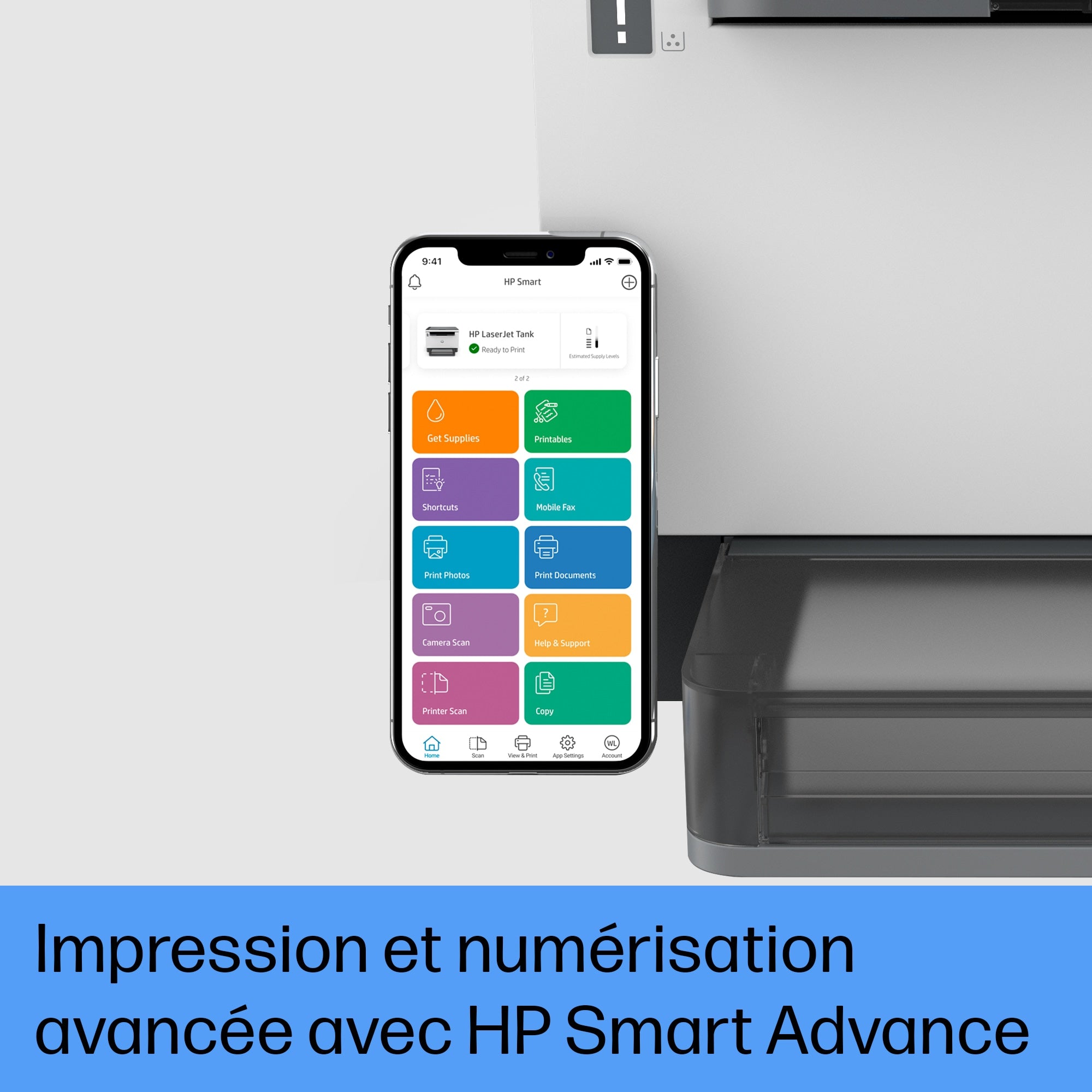HP LaserJet Imprimante Tank MFP 2604dw