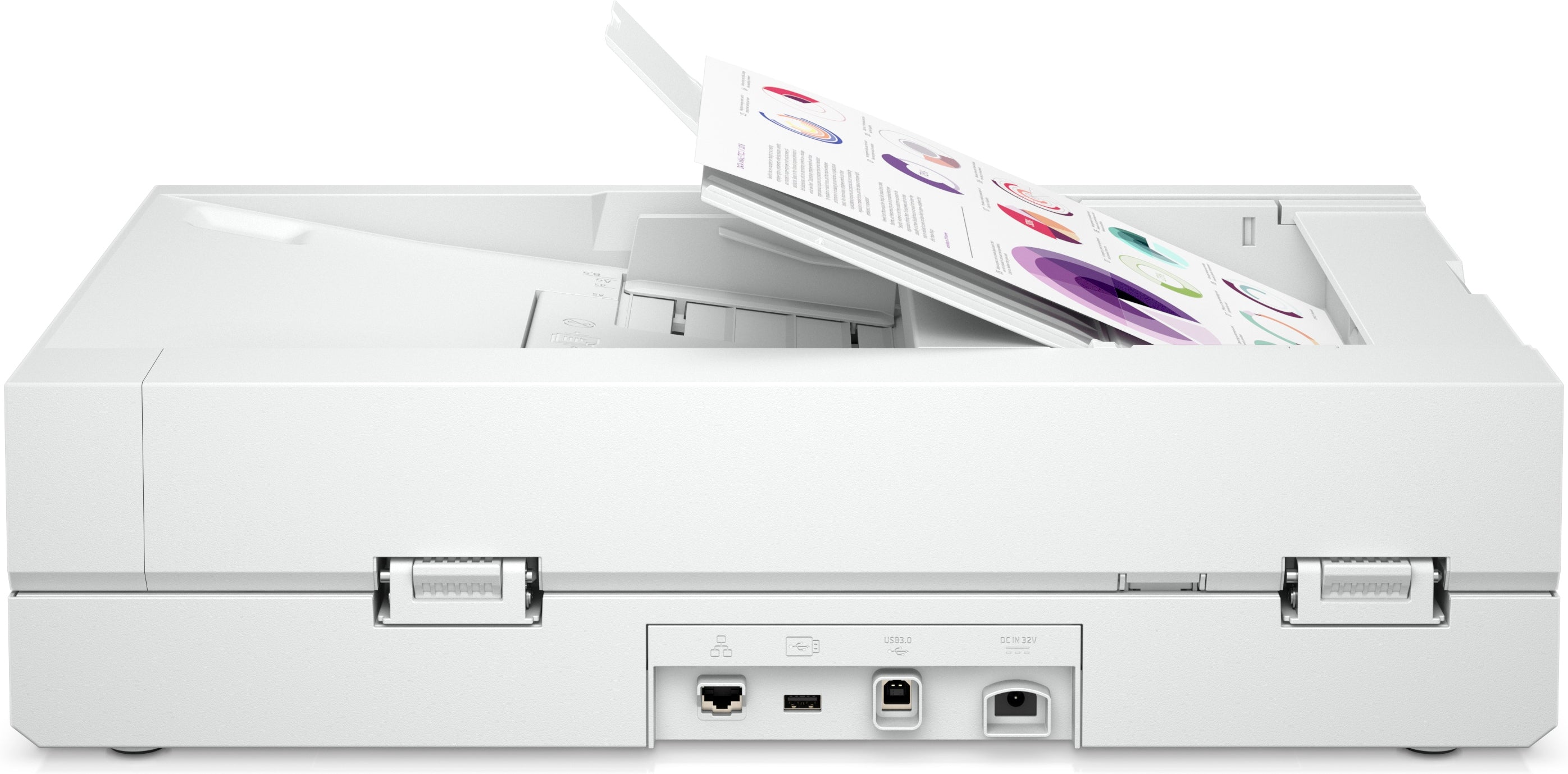HP Scanjet Enterprise Flow N6600 fnw1 Scanner à plat et chargeur automatique 1200 x 1200 DPI A4 Blanc
