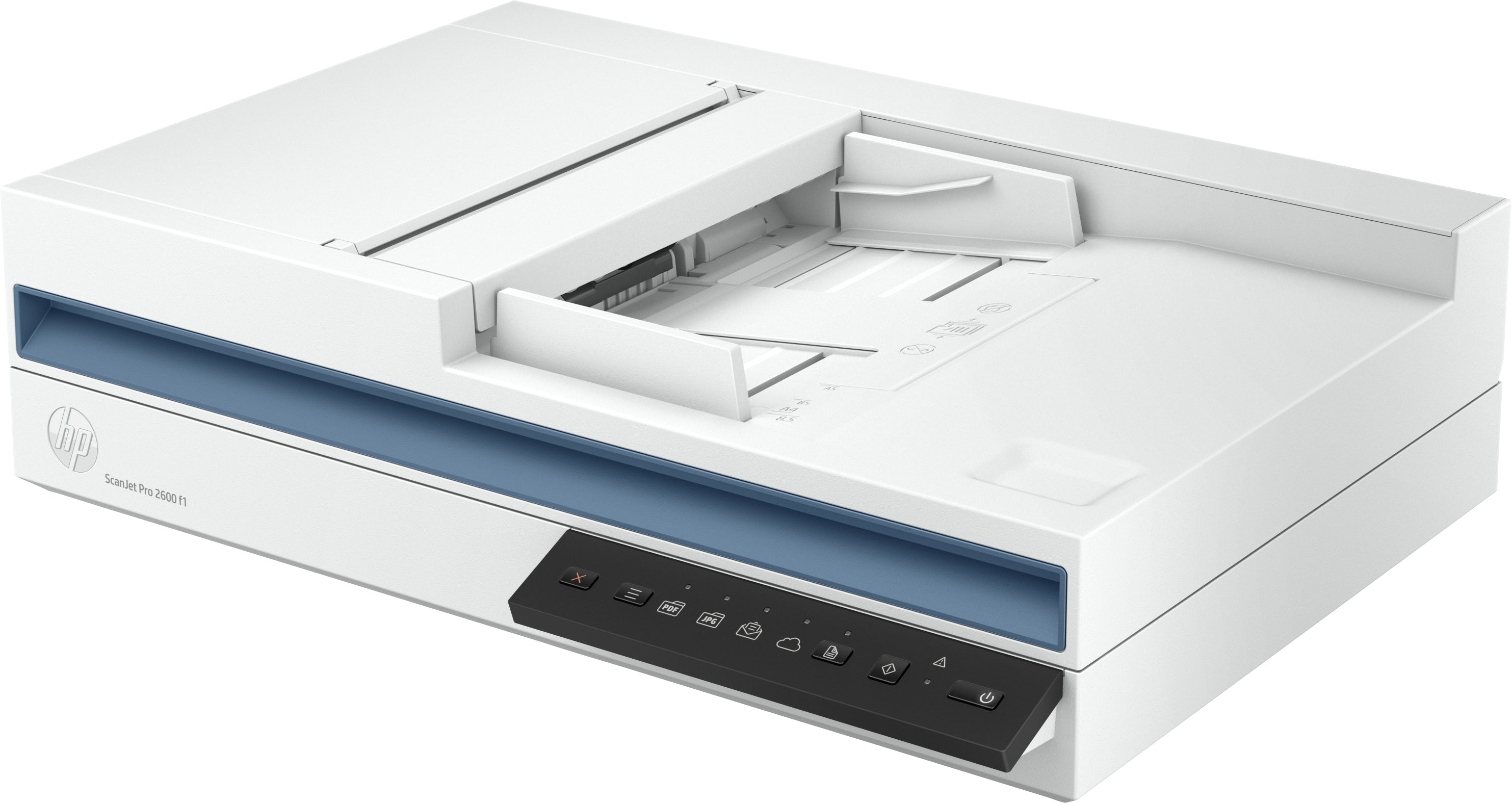HP Scanjet Pro 2600 f1 Numériseur à plat et adf 600 x 600 DPI A4 Blanc