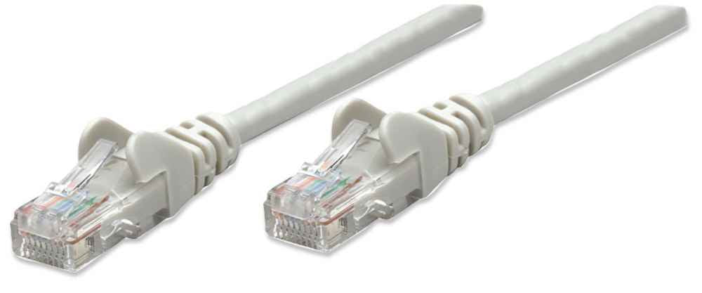 Intellinet 319812 câble de réseau Gris 5 m Cat5e U/UTP (UTP)