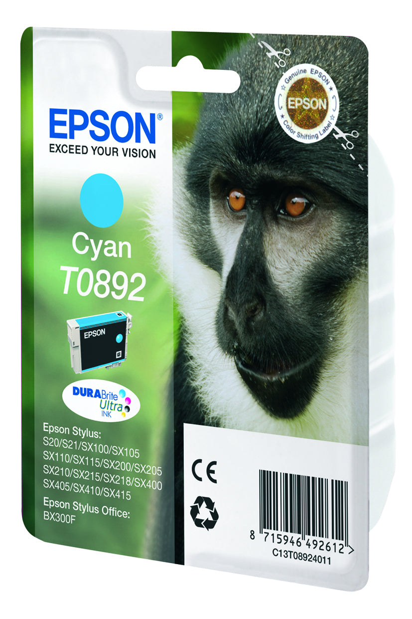 Epson Monkey Cartouche "Singe" - Encre DURABrite Ultra C