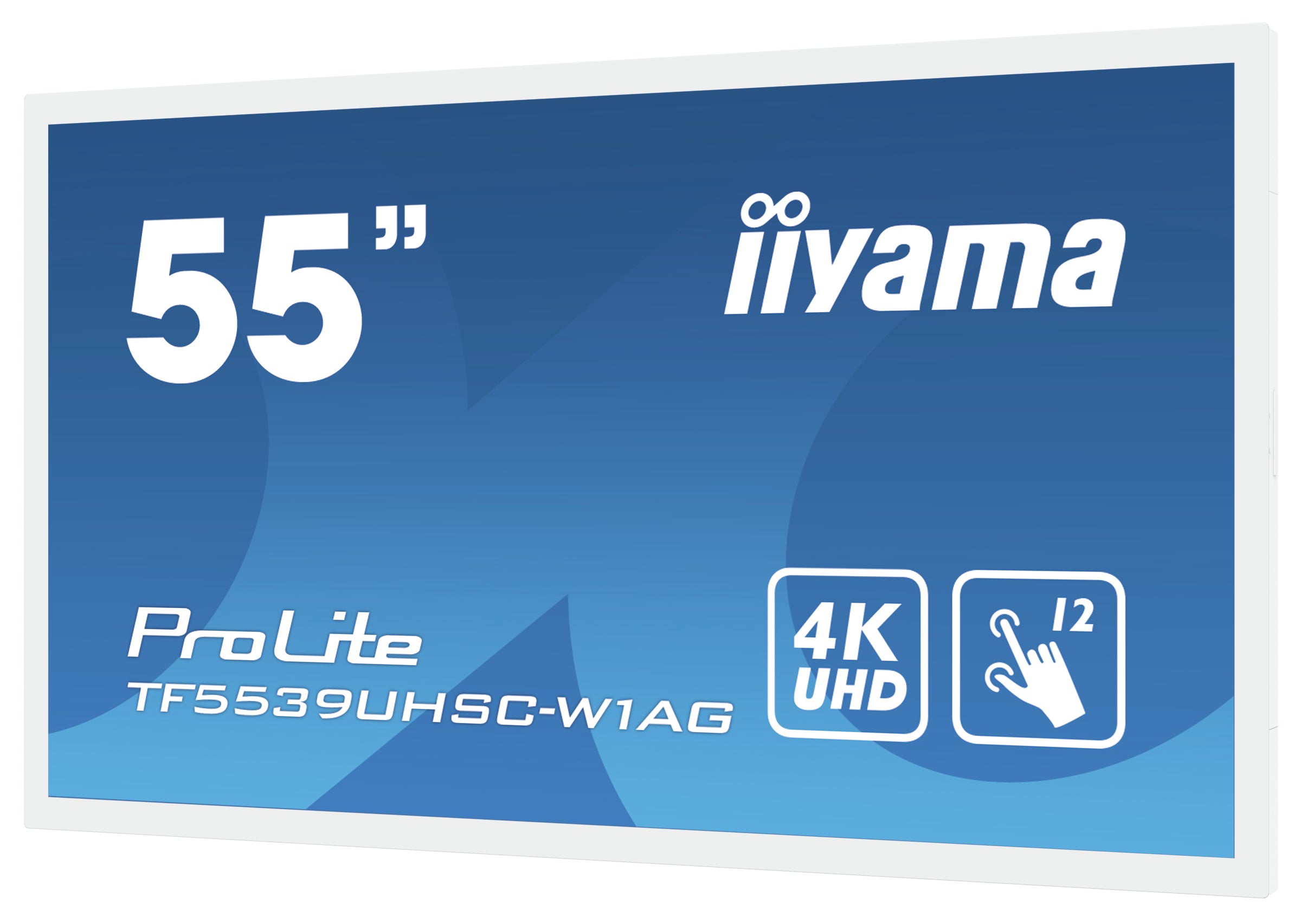 iiyama ProLite TF5539UHSC-W1AG écran plat de PC 139,7 cm (55") 3840 x 2160 pixels 4K Ultra HD LED Écran tactile Multi-utilisateur Blanc