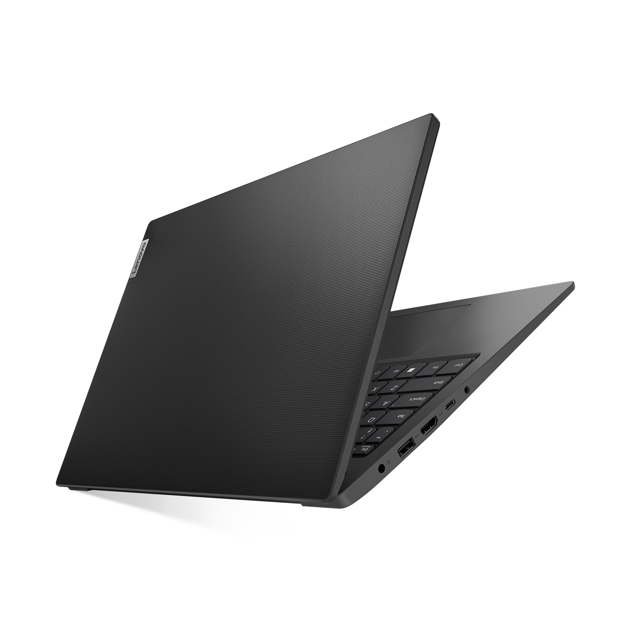 Lenovo V15 G4 AMN AMD Ryzen™ 5 7520U Ordinateur portable 39,6 cm (15.6") Full HD 8 Go LPDDR5-SDRAM 256 Go SSD Wi-Fi 5 (802.11ac) Windows 11 Pro Allemand Noir