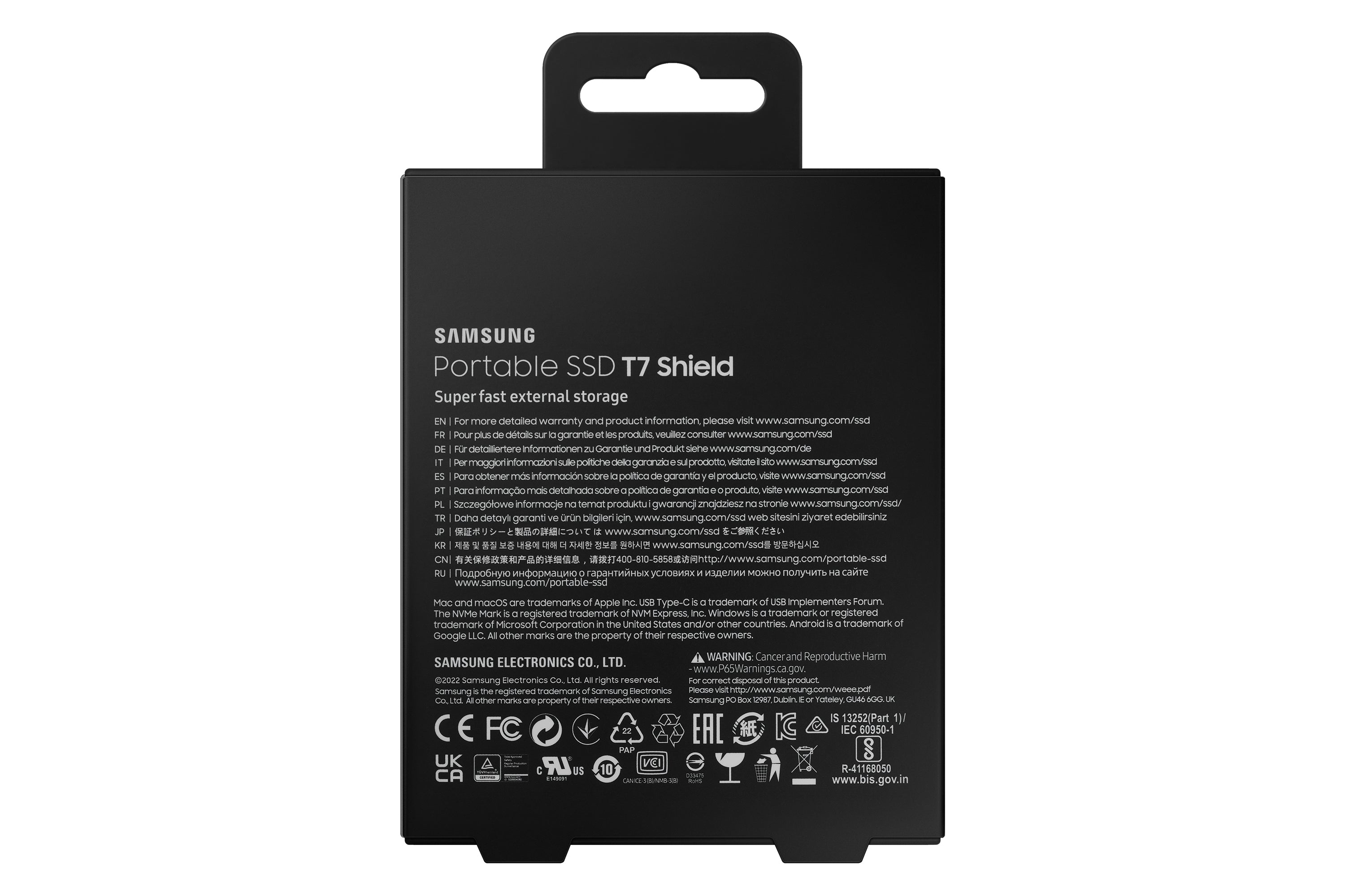 Samsung MU-PE2T0S 2 To USB Type-C 3.2 Gen 2 (3.1 Gen 2) Noir