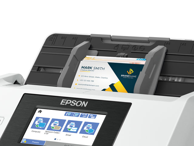 Epson WorkForce DS-790WN Alimentation papier de scanner 600 x 600 DPI A4 Noir, Blanc