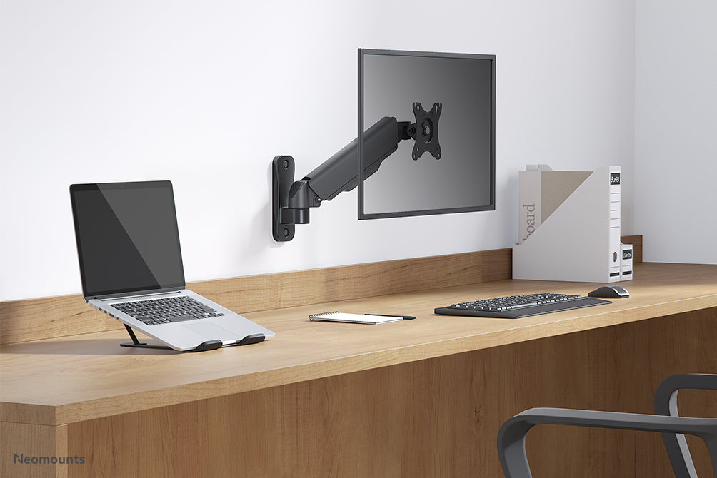 Neomounts WL70-440BL11 Support mural pour écran 17-32" - ressort à gaz - orientable