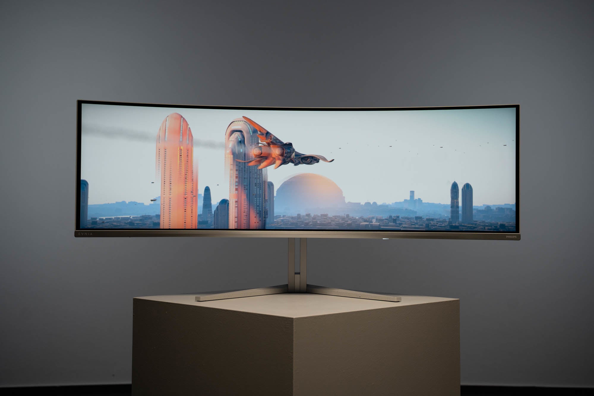 Philips Evnia 8000 49M2C8900/00 écran plat de PC 124,2 cm (48.9") 5120 x 1440 pixels Dual QHD QD-OLED Blanc