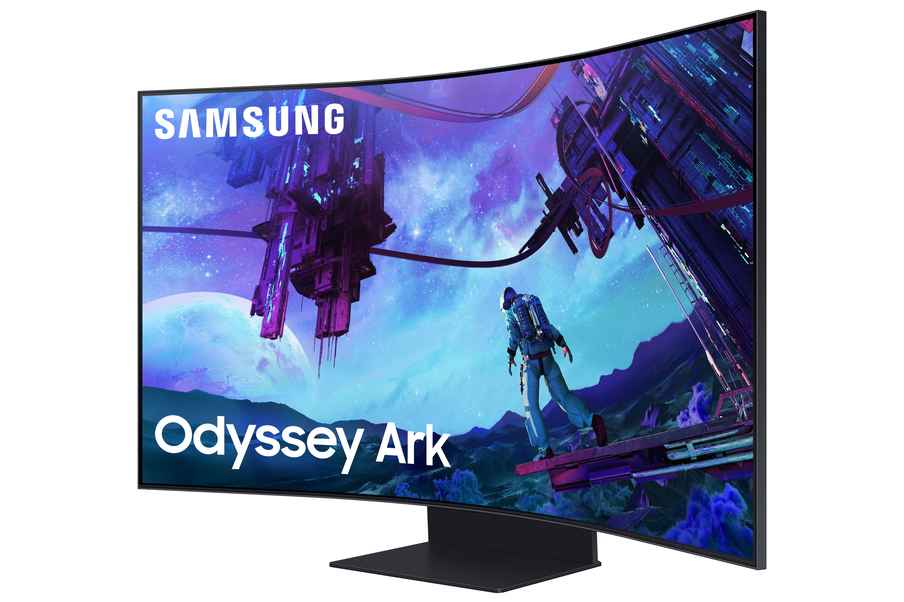 Samsung G97NC écran plat de PC 139,7 cm (55") 3840 x 2160 pixels 4K Ultra HD LED Noir