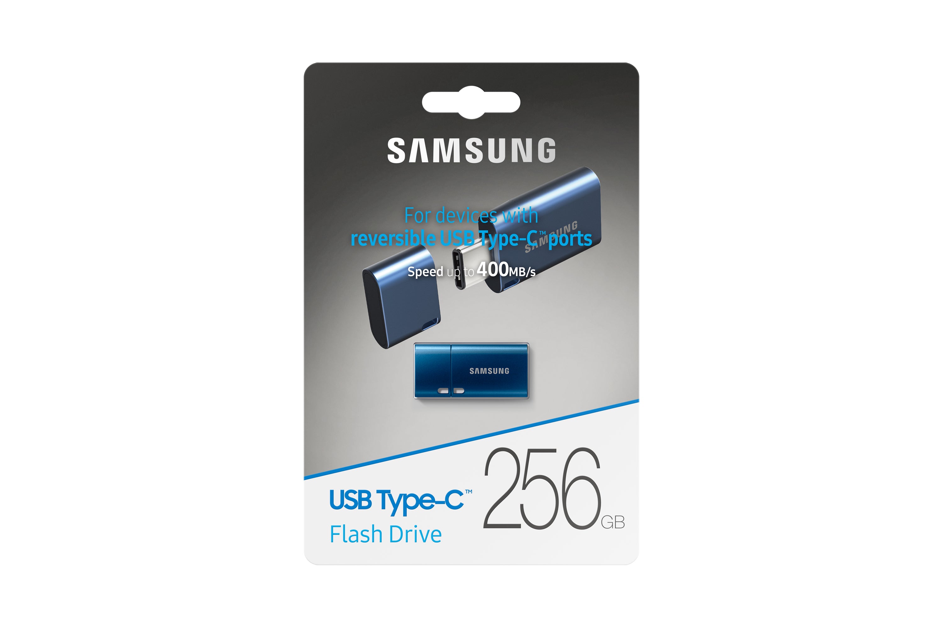 Samsung MUF-256DA lecteur USB flash 256 Go USB Type-C 3.2 Gen 1 (3.1 Gen 1) Bleu