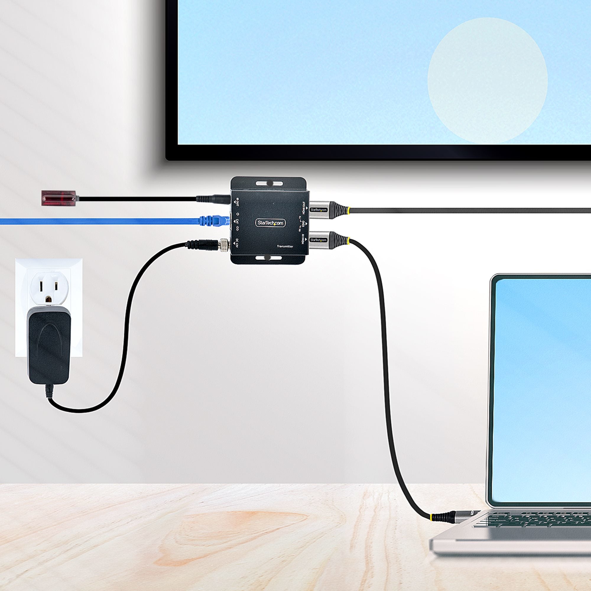 StarTech.com Rallonge HDMI Cat6/Cat5 - Extendeur HDMI/Vidéo 4K30Hz/39m ou 1080p/70m - Prolongateur HDMI sur Ethernet/RJ45 - Extender HDMI avec Kit Émetteur Récepteur - Extension IR - Vidéo Locale