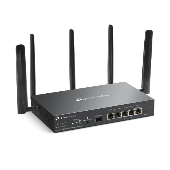 TP-Link Omada ER706W-4G routeur sans fil Gigabit Ethernet Bi-bande (2,4 GHz / 5 GHz) Noir