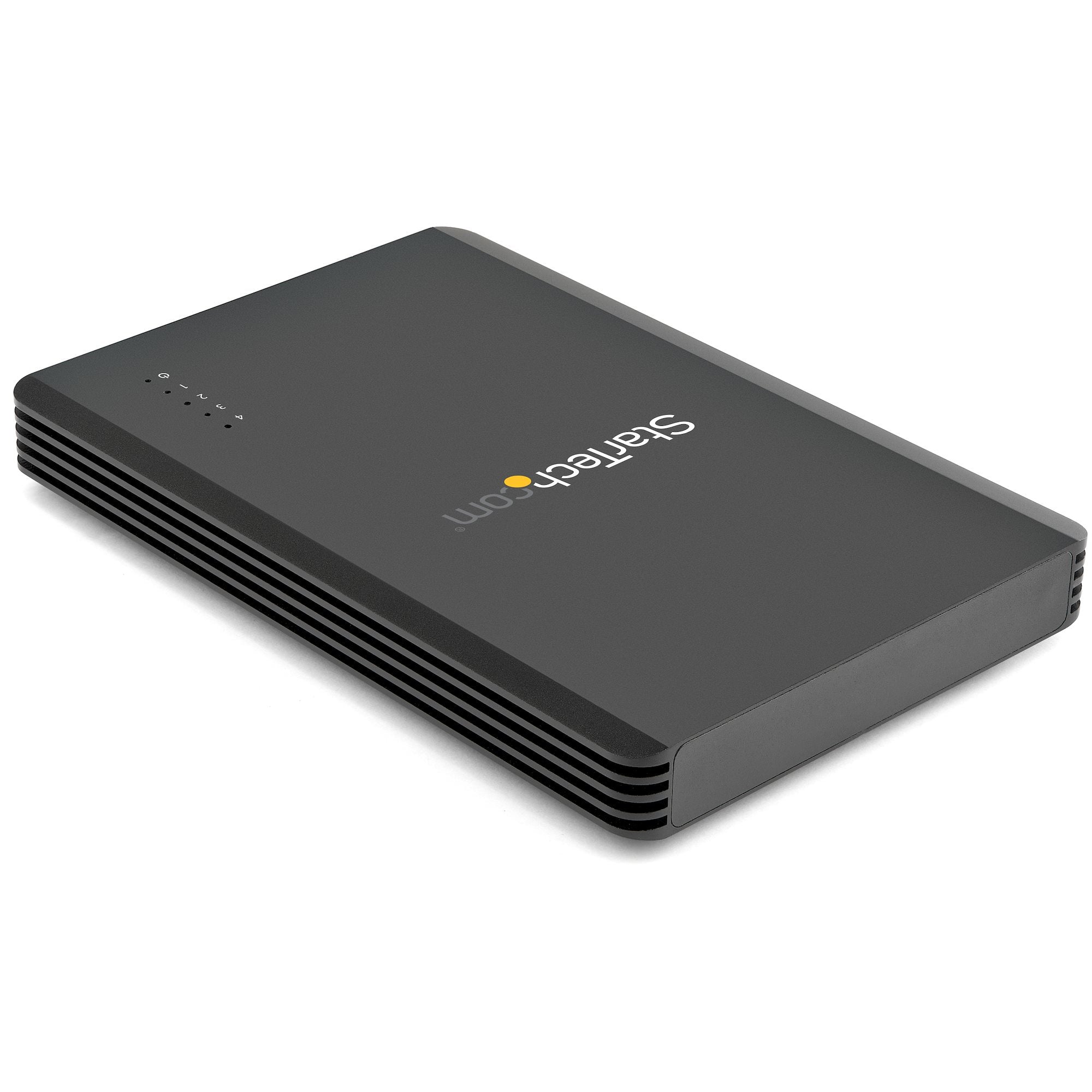 StarTech.com Boîtier SSD M.2 NVMe Thunderbolt 3 à 4 Baies - Boîtier Disque Dur Externe 1 DisplayPort vidéo et 2 Ports TB3 Downstream - Boîtier pour Disque Dur - Boîtier SSD Externe, 40Gbps, Alimentation 72W