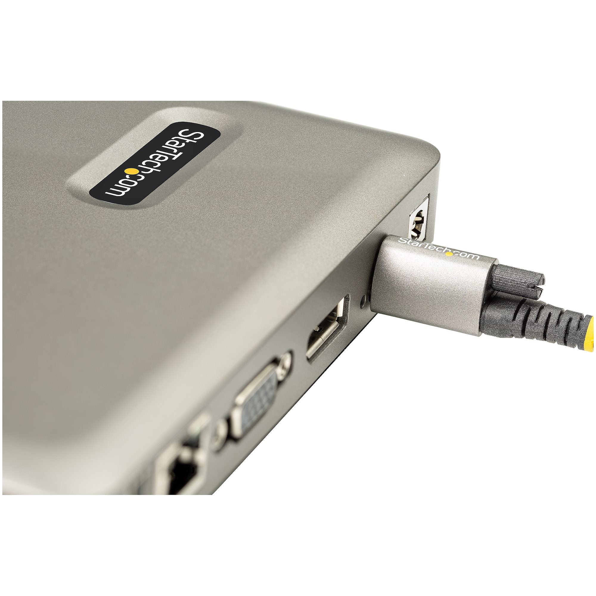 StarTech.com Dock USB C - USB-C vers DisplayPort 4K 30Hz ou VGA - Chargement USB Power Delivery 65W - Hub USB 3.1 Gen 1 à 4 ports - Station d'accueil universelle USB-C pour ordinateur portable avec Ethernet