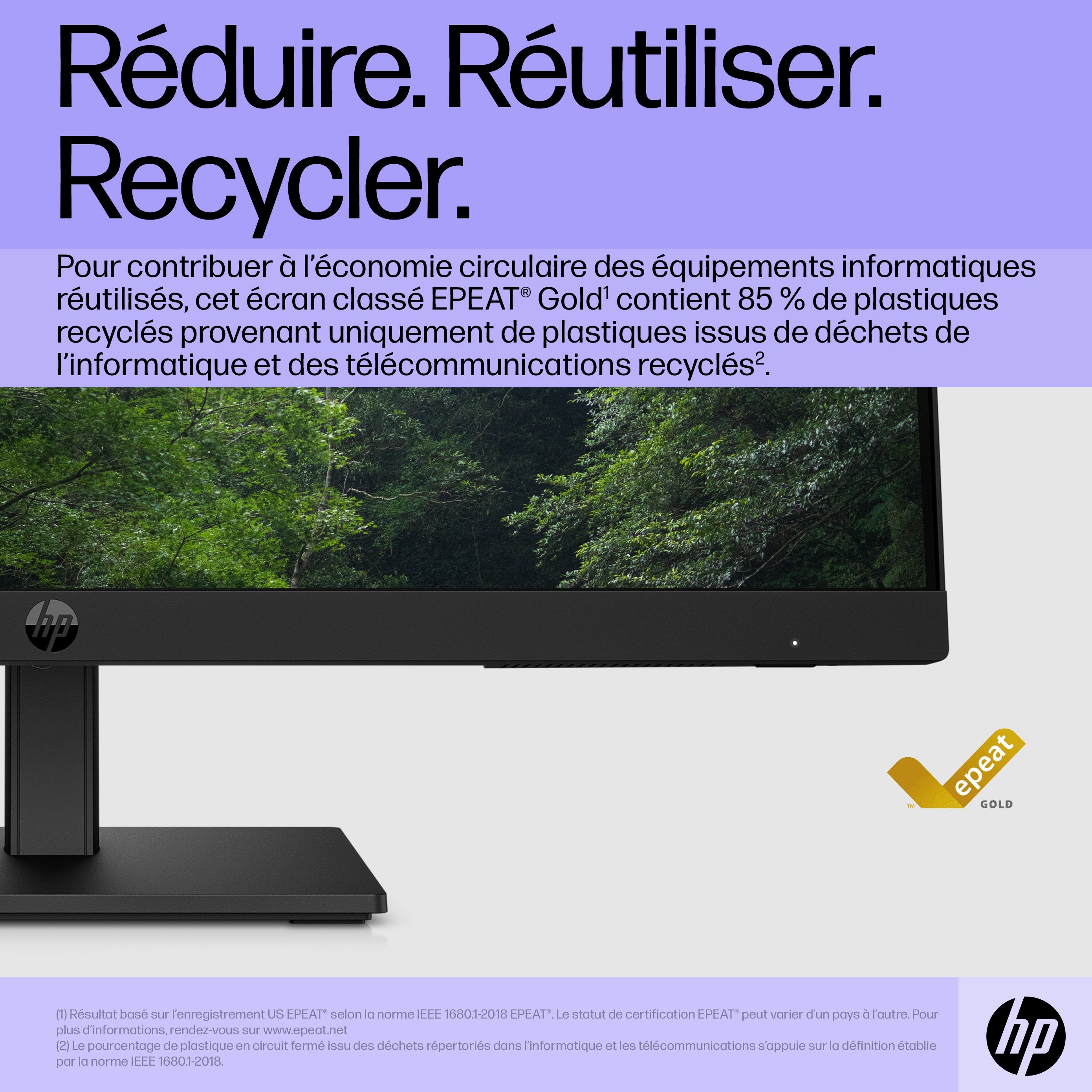 HP P22h G5 écran plat de PC 54,6 cm (21.5") 1920 x 1080 pixels Full HD Noir