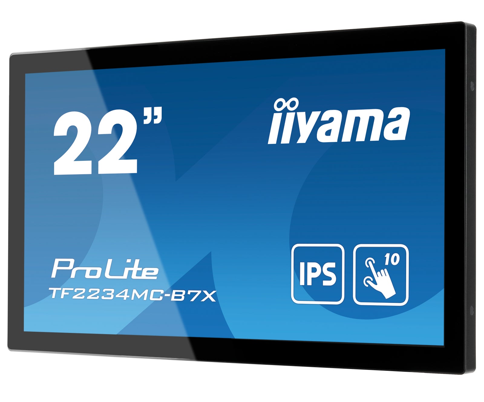iiyama ProLite TF2234MC-B7X écran plat de PC 54,6 cm (21.5") 1920 x 1080 pixels Full HD LED Écran tactile Multi-utilisateur Noir
