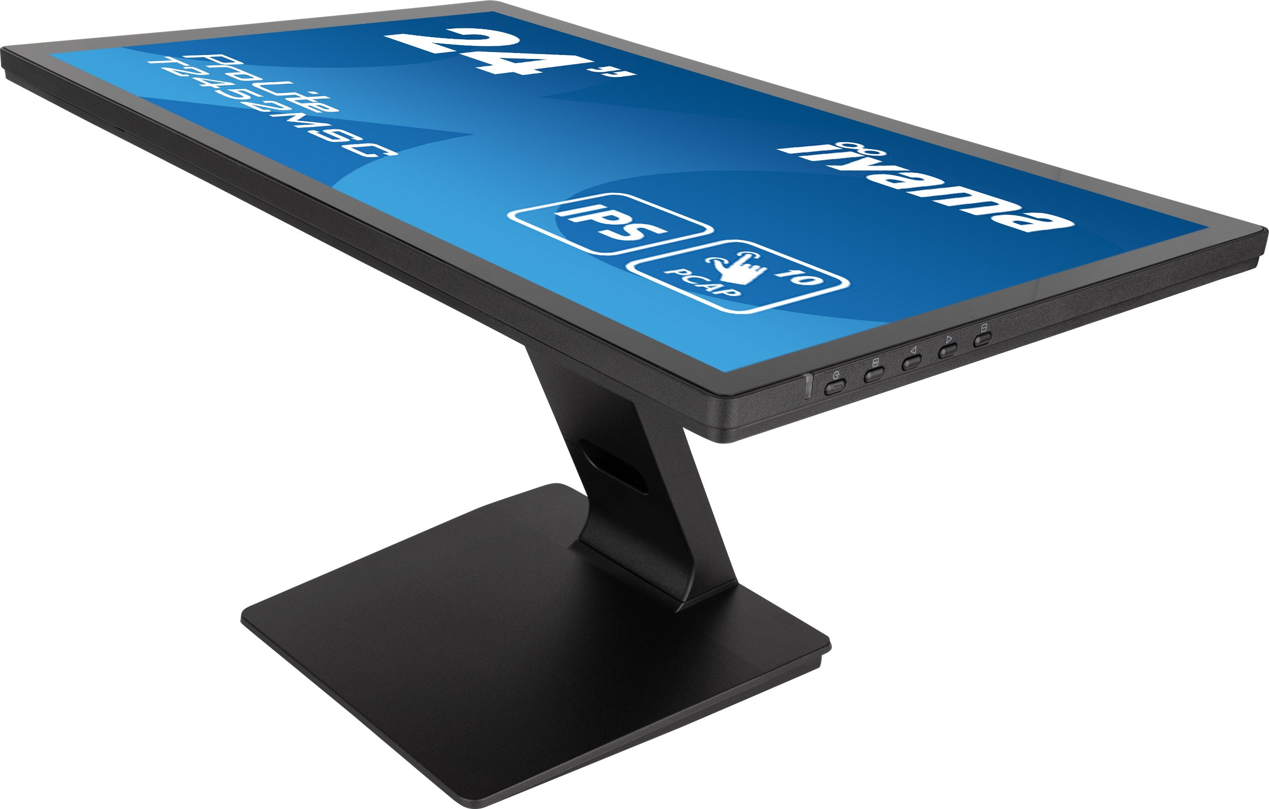 iiyama ProLite T2452MSC-B1 écran plat de PC 60,5 cm (23.8") 1920 x 1080 pixels Full HD LCD Écran tactile Multi-utilisateur Noir