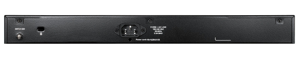 D-Link DGS-1510-28XMP Géré L2/L3 Gigabit Ethernet (10/100/1000) Connexion Ethernet, supportant l'alimentation via ce port (PoE) Noir, Gris