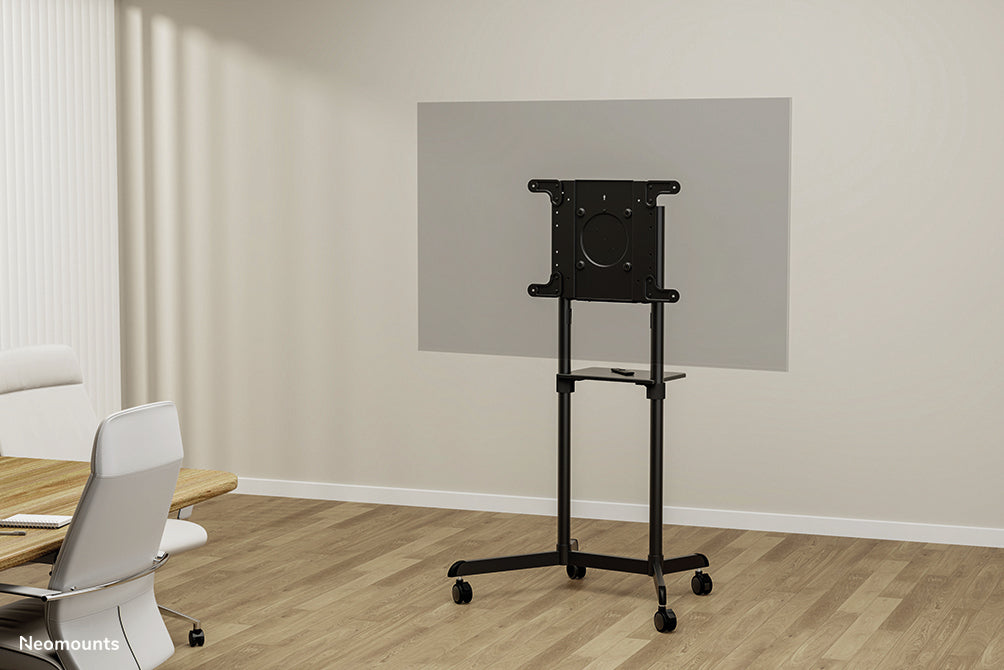 Neomounts NS-M1250BLACK Support au sol pour écran 37-70" - rotatif - étagère multimédia incluse