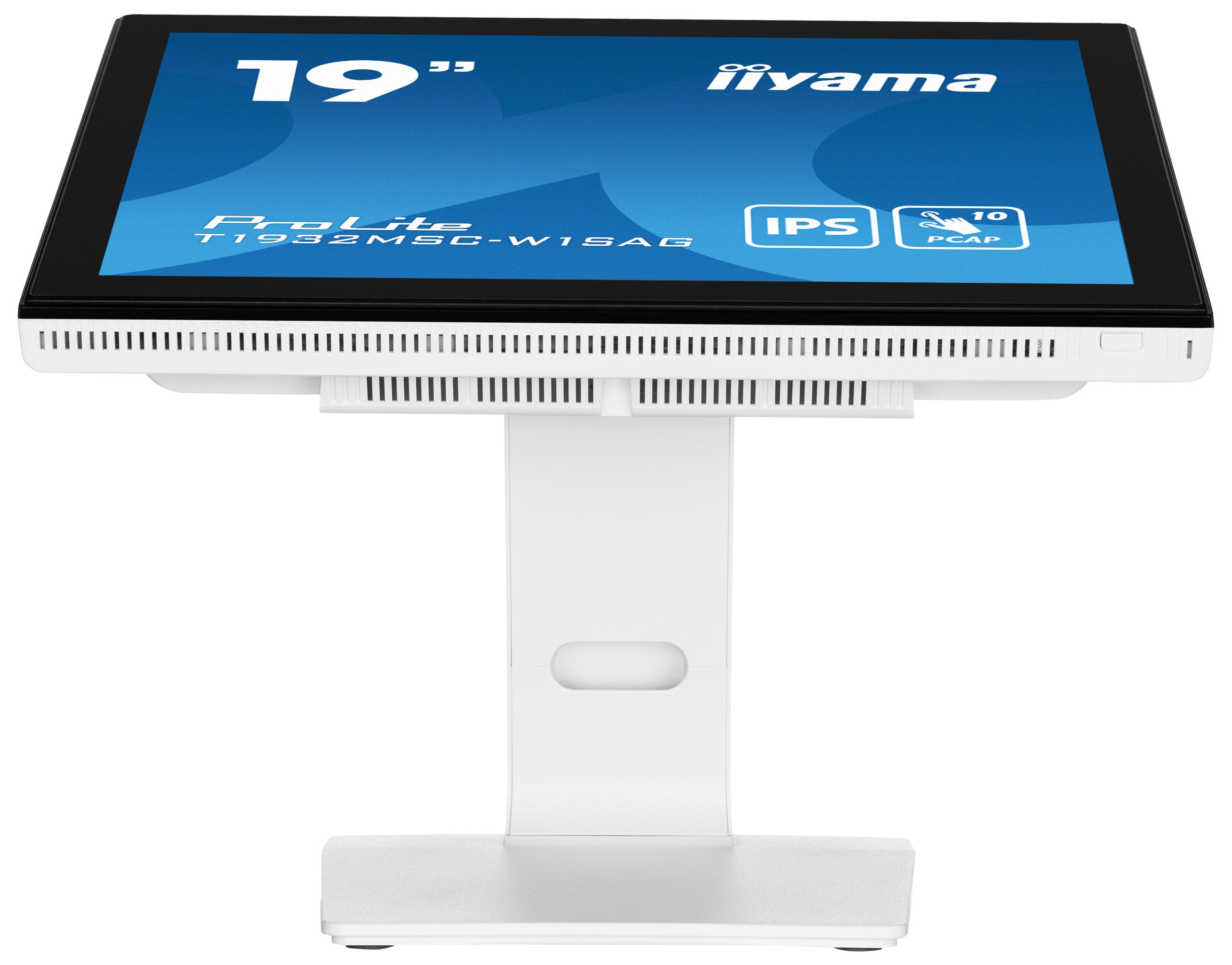 iiyama ProLite T1932MSC-W1SAG écran plat de PC 48,3 cm (19") 1280 x 1024 pixels Full HD LED Écran tactile Dessus de table Blanc