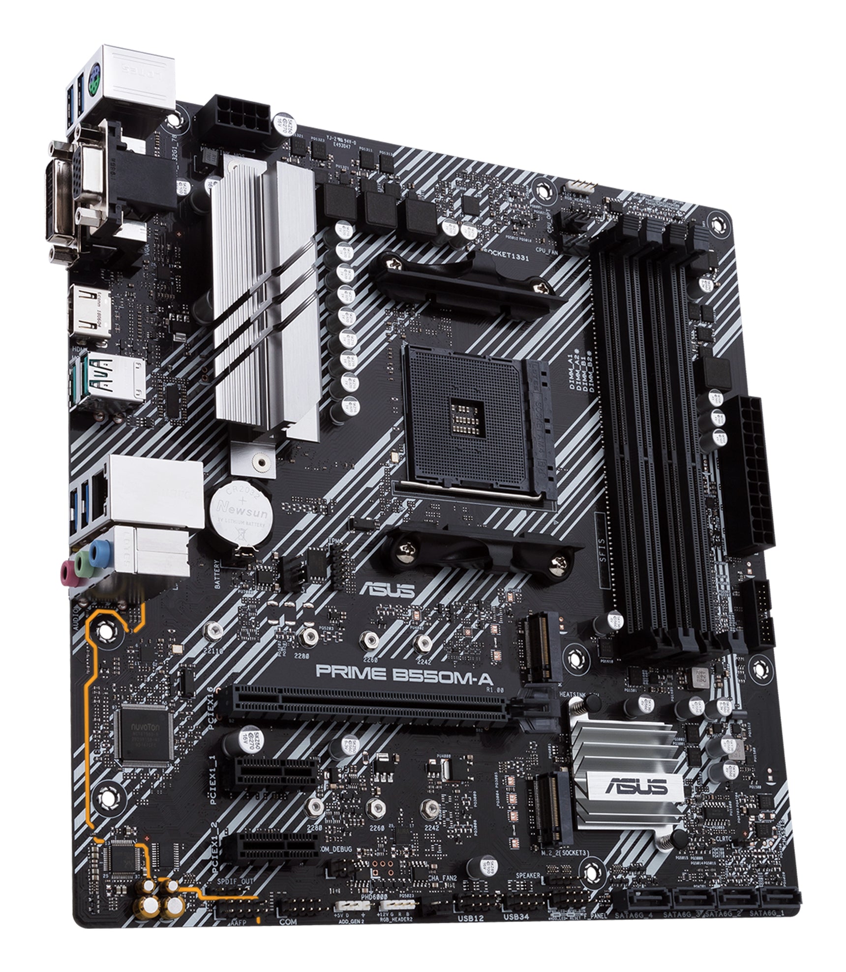 ASUS PRIME B550M-A AMD B550 Emplacement AM4 micro ATX