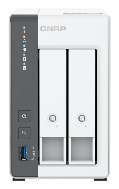 QNAP TS-216G serveur de stockage NAS Tower Cortex-A Cortex-A55 4 Go HDD Blanc