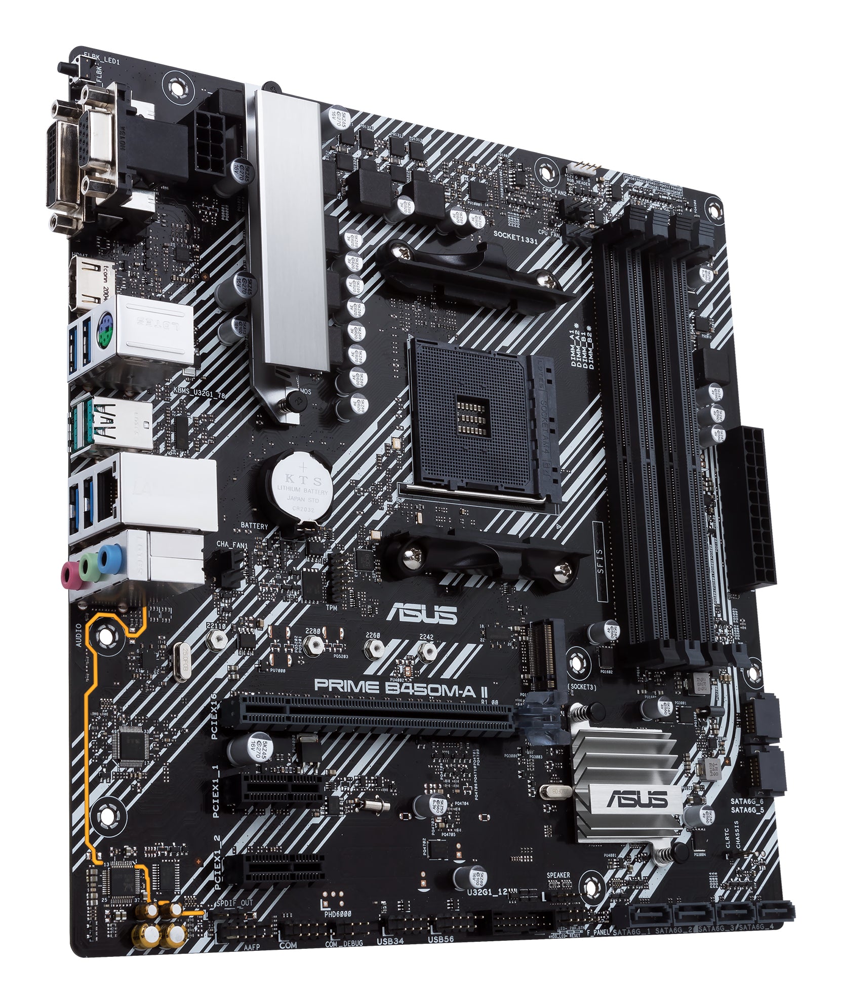 ASUS PRIME B450M-A II AMD B450 Emplacement AM4 micro ATX