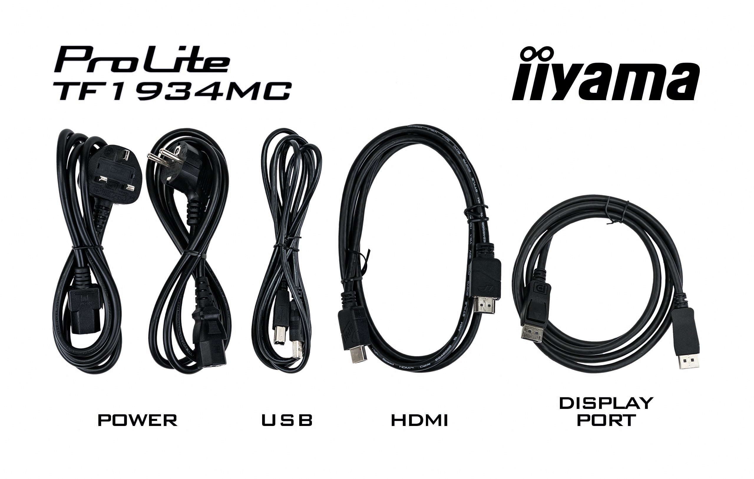 iiyama ProLite TF1934MC-B7X écran plat de PC 48,3 cm (19") 1280 x 1024 pixels SXGA LED Écran tactile Noir