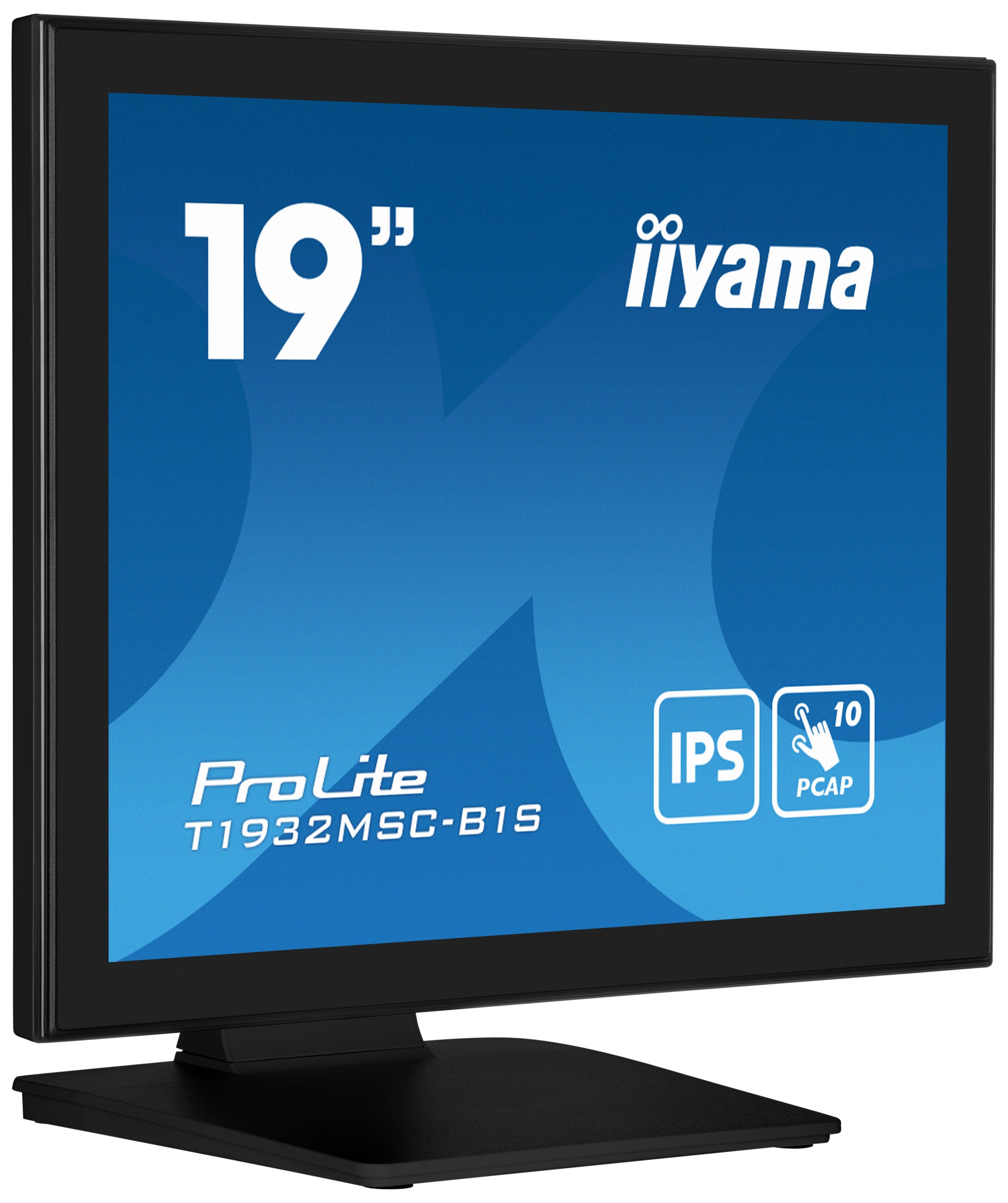 iiyama ProLite T1932MSC-B1S écran plat de PC 48,3 cm (19") 1280 x 1024 pixels Full HD LED Écran tactile Dessus de table Noir