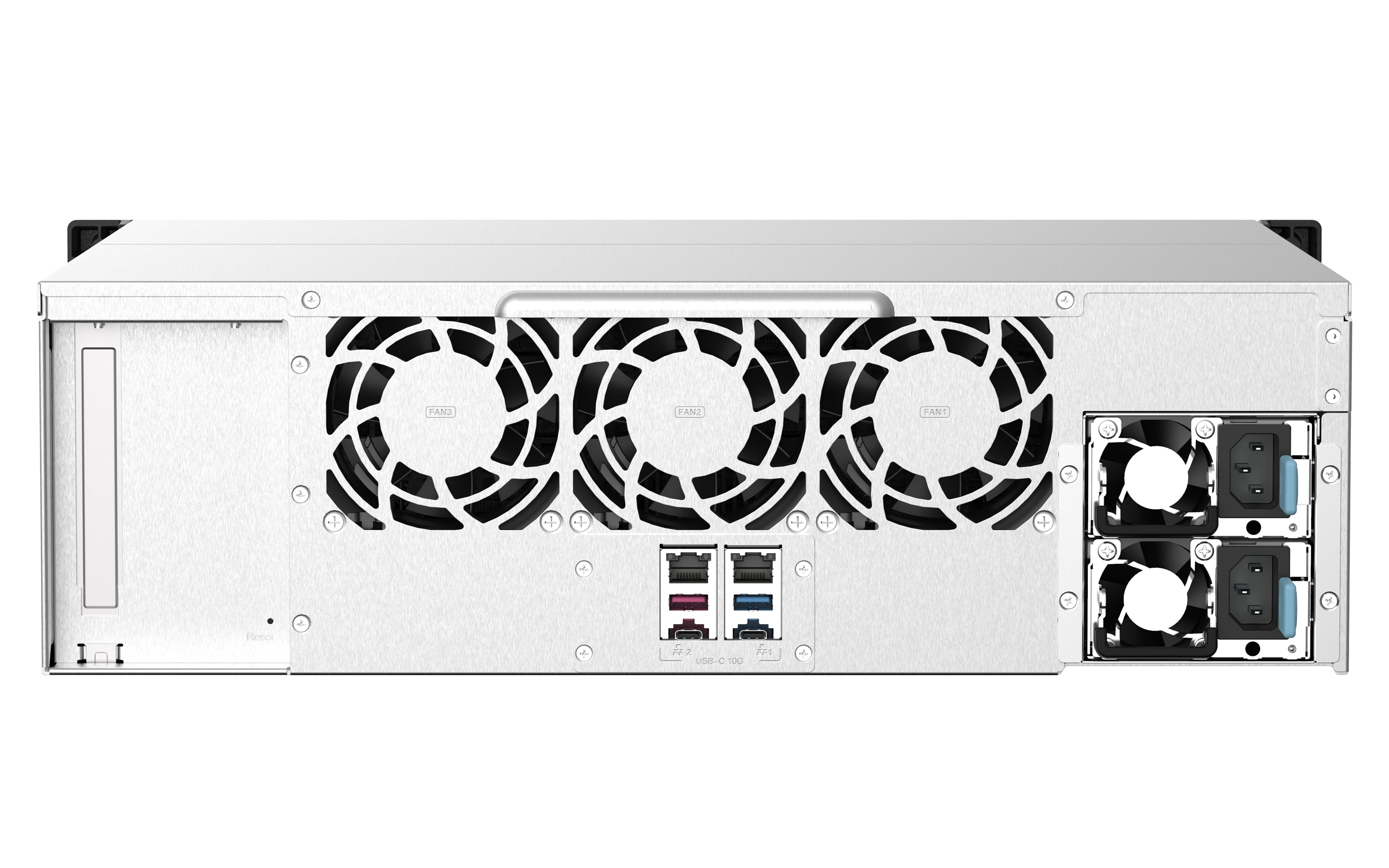 QNAP TS-1673AU-RP-16G serveur de stockage NAS Rack (3 U) Ryzen Embedded V1500B 16 Go DDR4 0 To QNAP QTS Noir, Gris