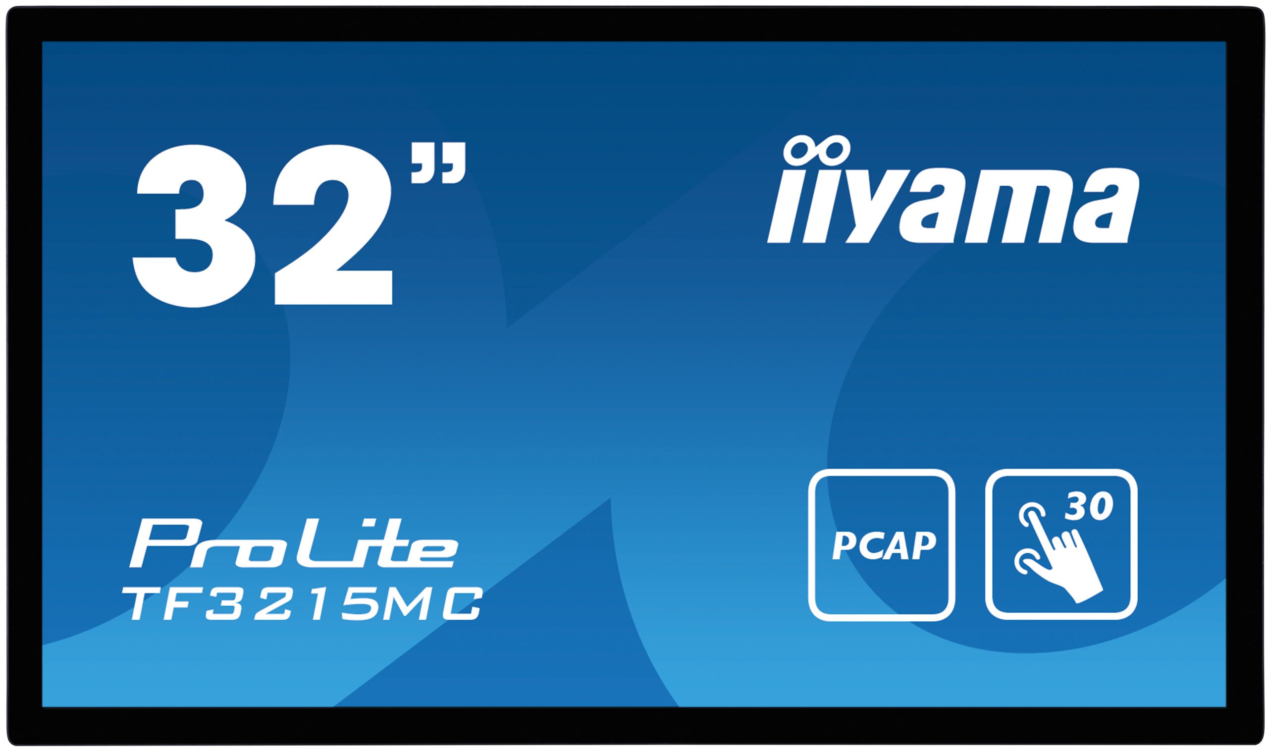 iiyama ProLite TF3215MC-B2 écran plat de PC 80 cm (31.5") 1920 x 1080 pixels Full HD LED Écran tactile Kiosque Noir
