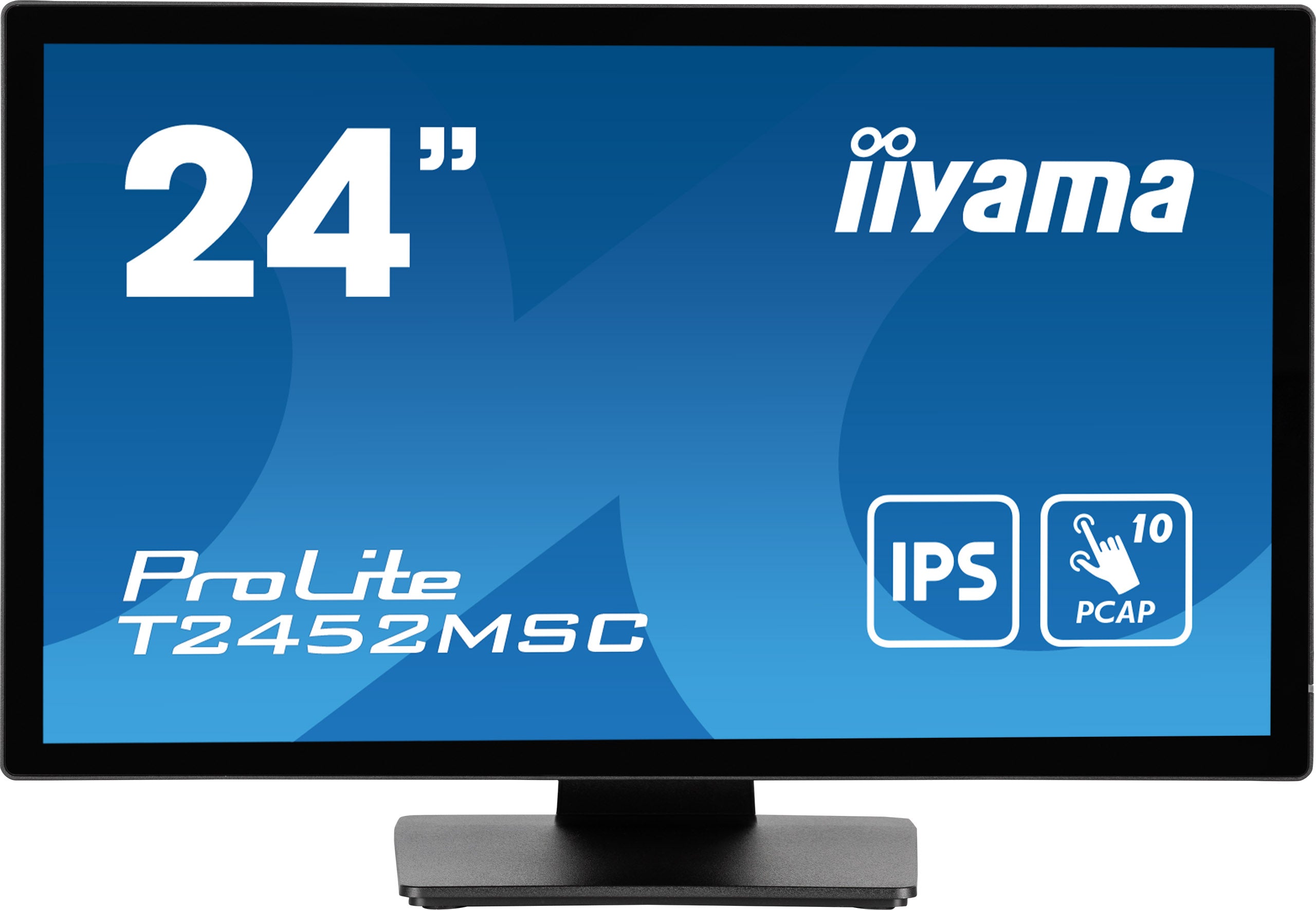 iiyama ProLite T2452MSC-B1 écran plat de PC 60,5 cm (23.8") 1920 x 1080 pixels Full HD LCD Écran tactile Multi-utilisateur Noir