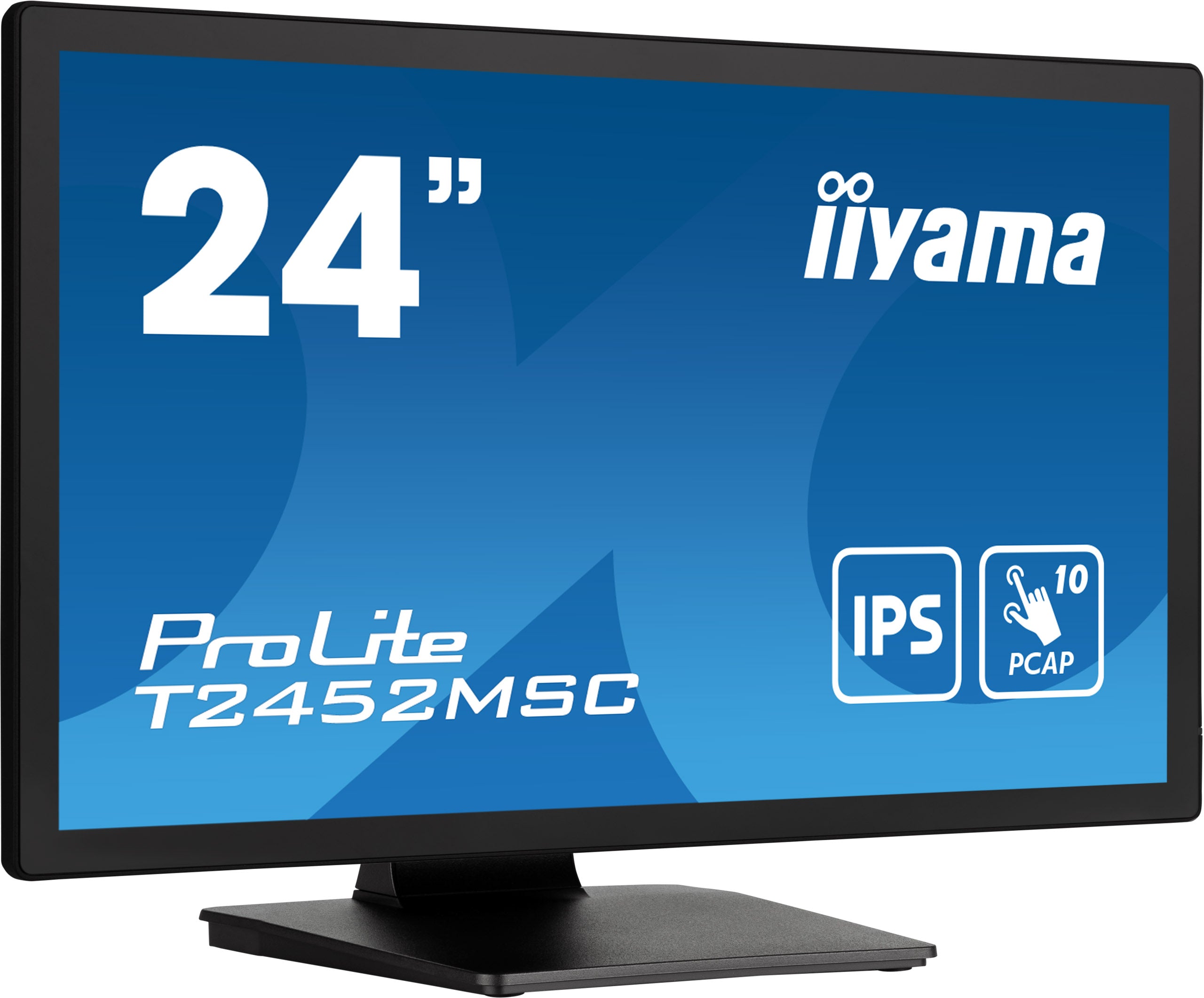 iiyama ProLite T2452MSC-B1 écran plat de PC 60,5 cm (23.8") 1920 x 1080 pixels Full HD LCD Écran tactile Multi-utilisateur Noir