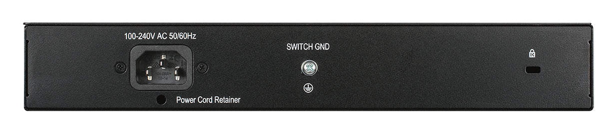 D-Link DGS-1008MP commutateur réseau Non-géré Gigabit Ethernet (10/100/1000) Connexion Ethernet, supportant l'alimentation via ce port (PoE) 1U Noir