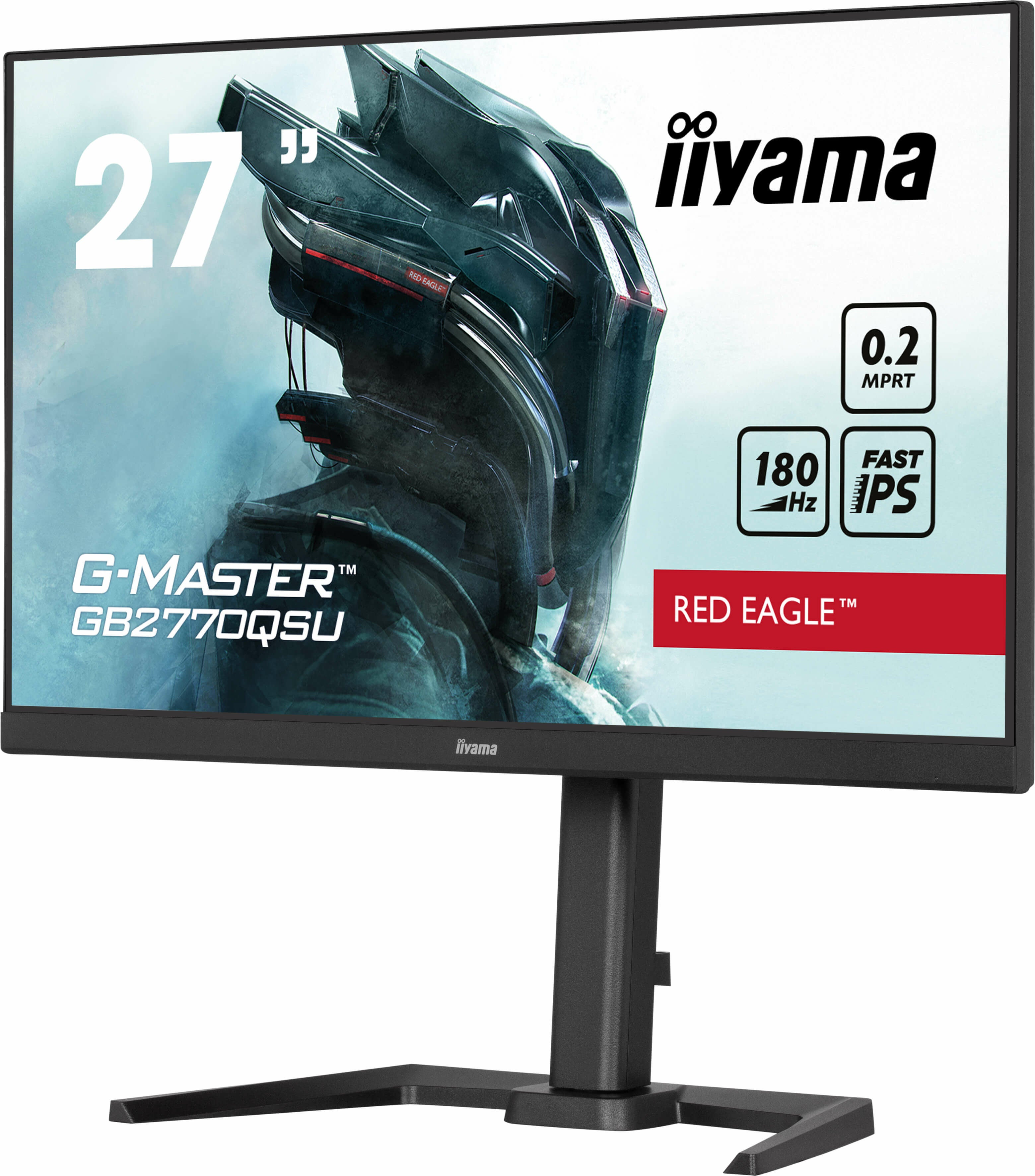 iiyama G-MASTER GB2770QSU-B6 écran plat de PC 68,6 cm (27") 2560 x 1440 pixels 2K Ultra HD LCD Noir
