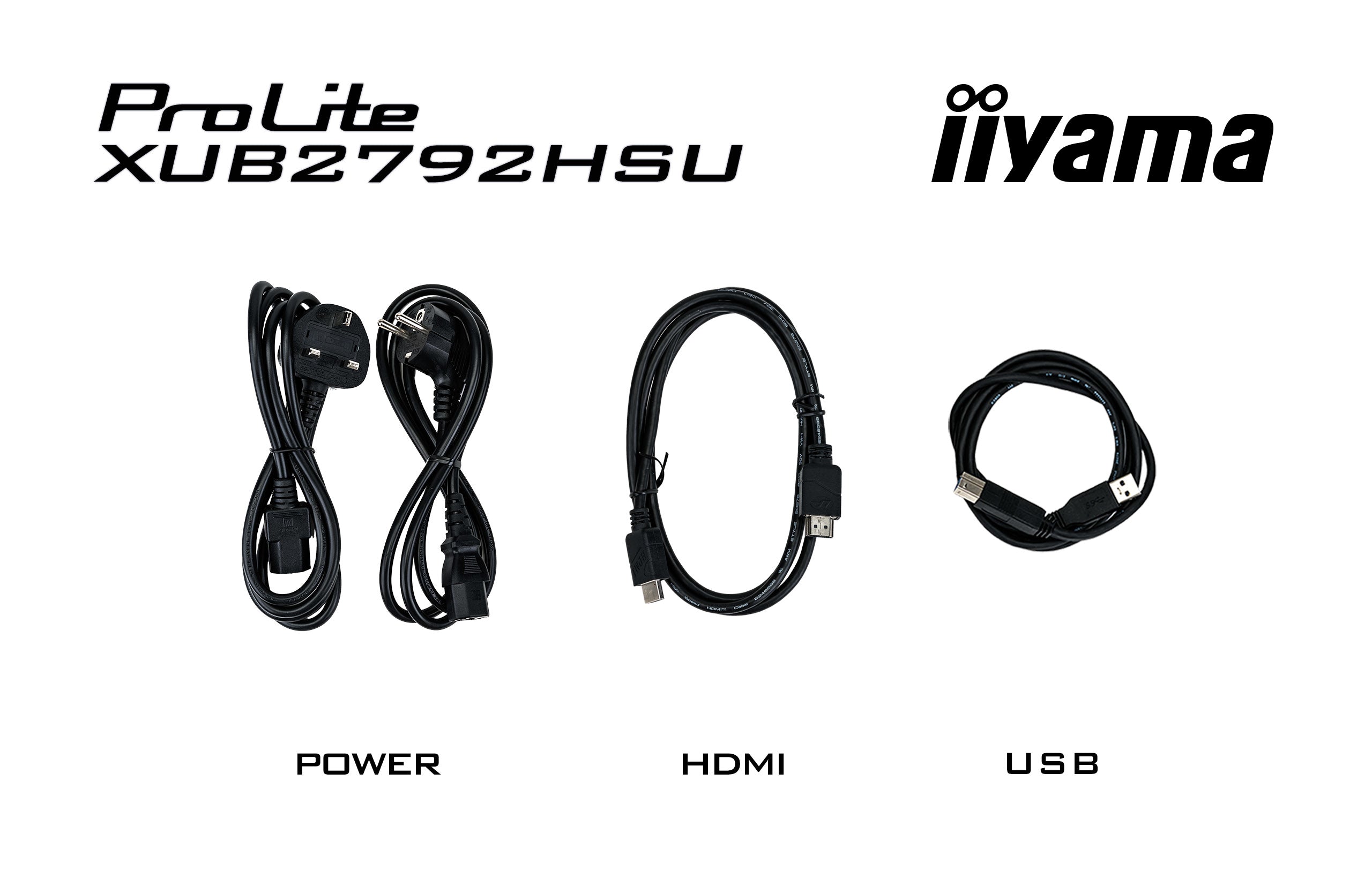 iiyama ProLite XUB2792HSU-W6 LED display 68,6 cm (27") 1920 x 1080 pixels Full HD Blanc