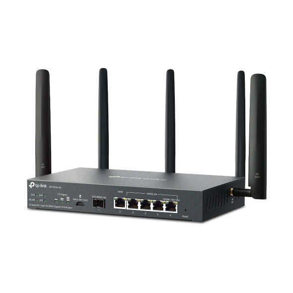 TP-Link Omada ER706W-4G routeur sans fil Gigabit Ethernet Bi-bande (2,4 GHz / 5 GHz) Noir