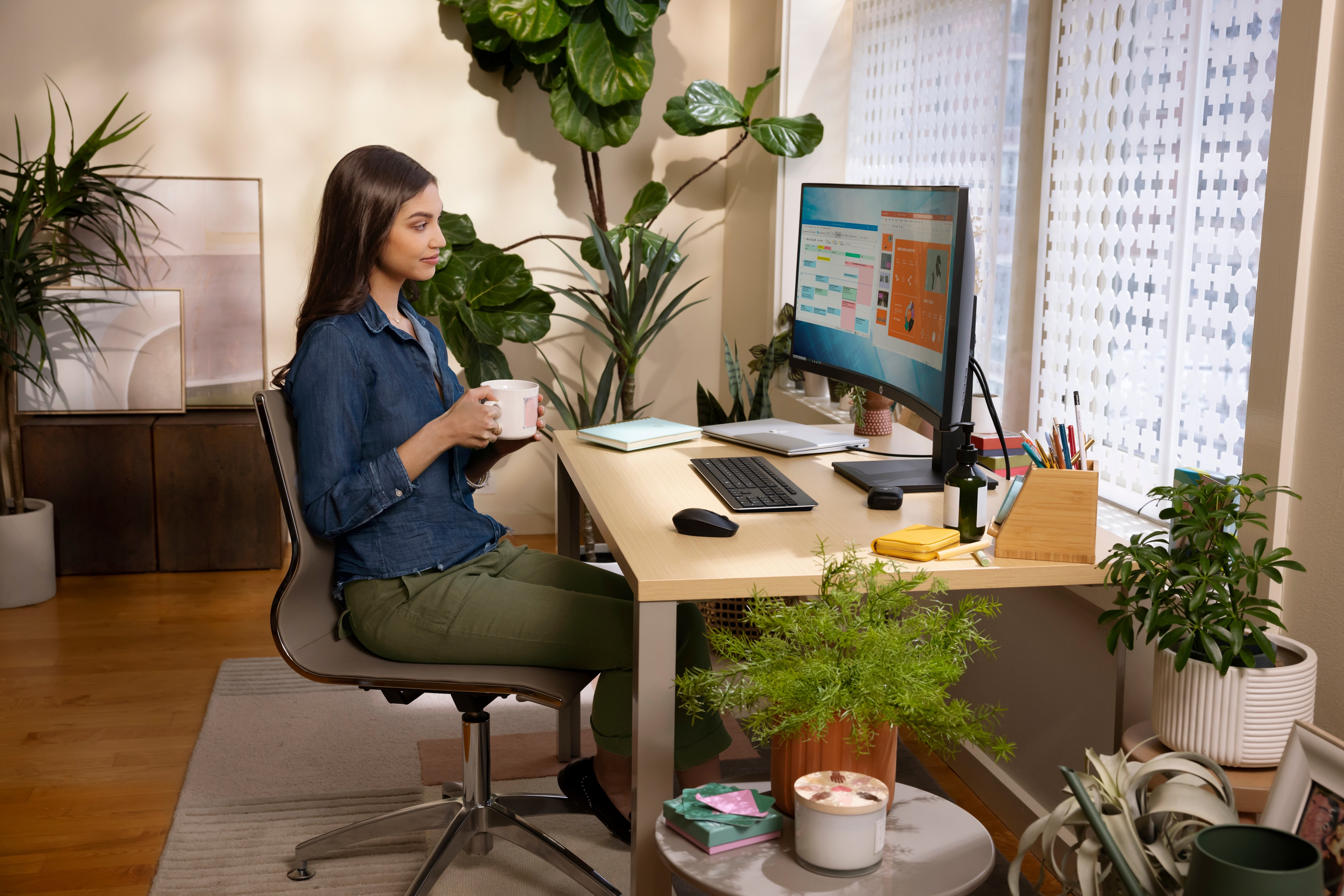 HP Écran incurvé P34hc G4 WQHD USB-C
