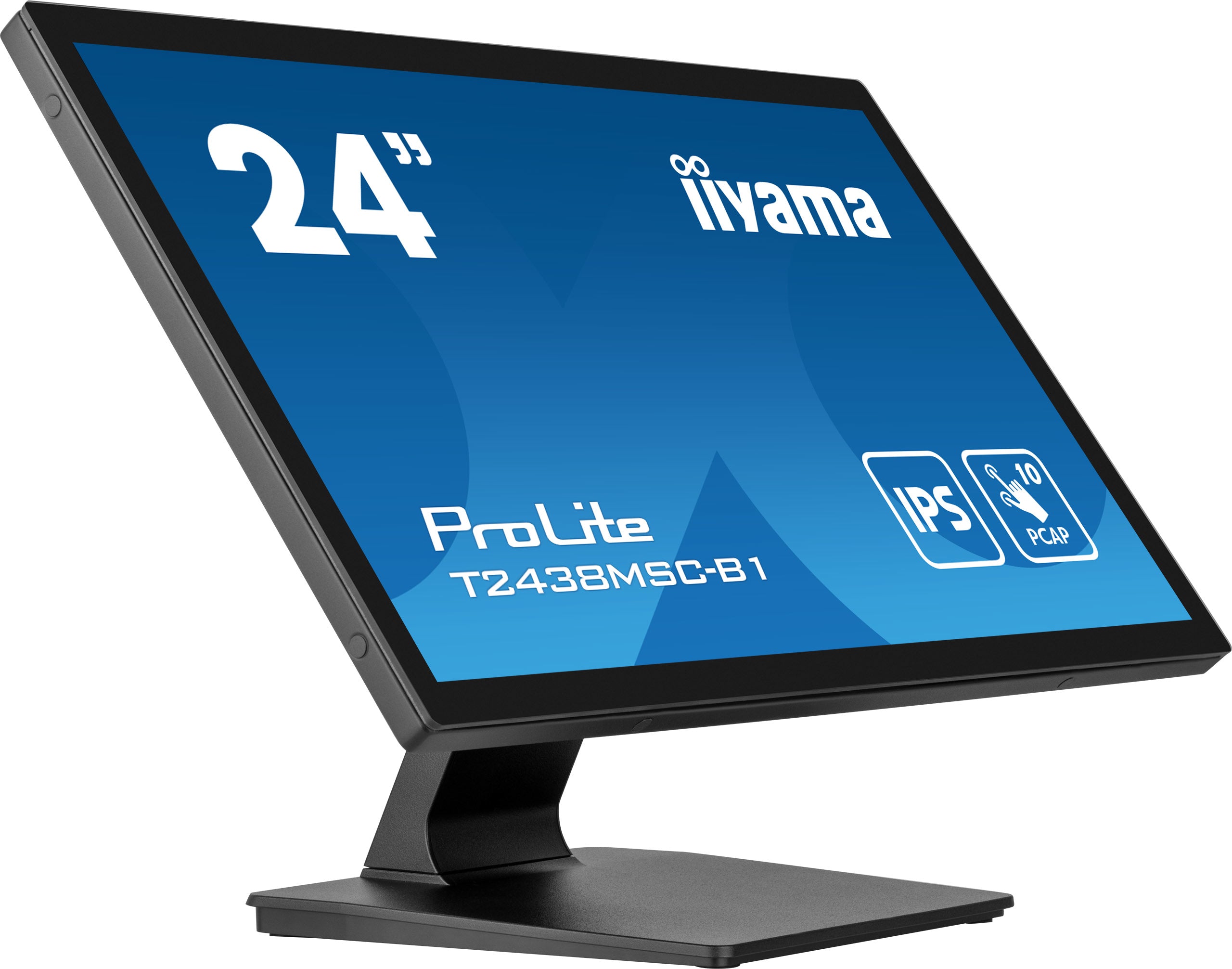 iiyama ProLite T2438MSC-B1 écran plat de PC 60,5 cm (23.8") 1920 x 1080 pixels Full HD LED Écran tactile Noir