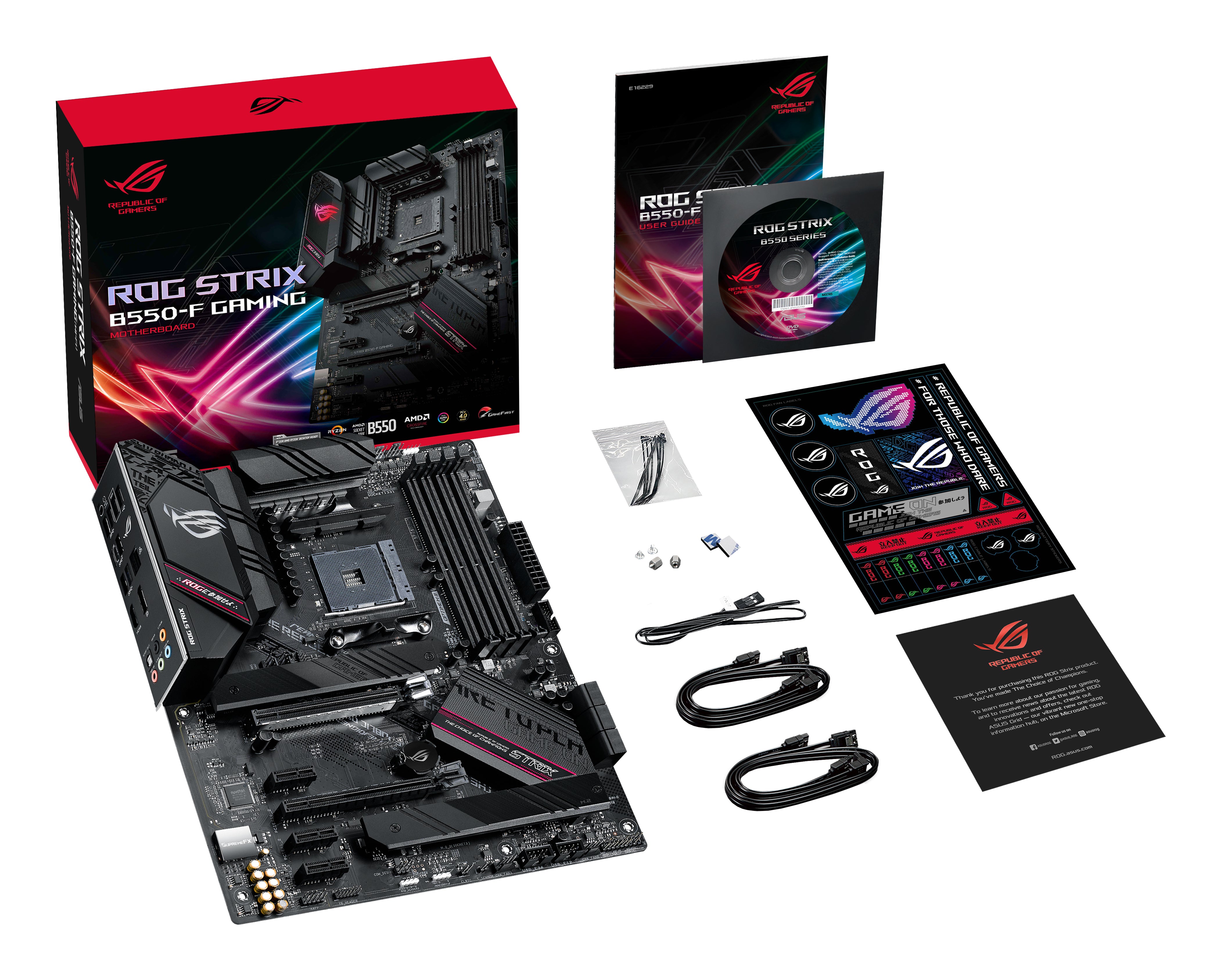 ASUS ROG STRIX B550-F GAMING AMD B550 Emplacement AM4 ATX