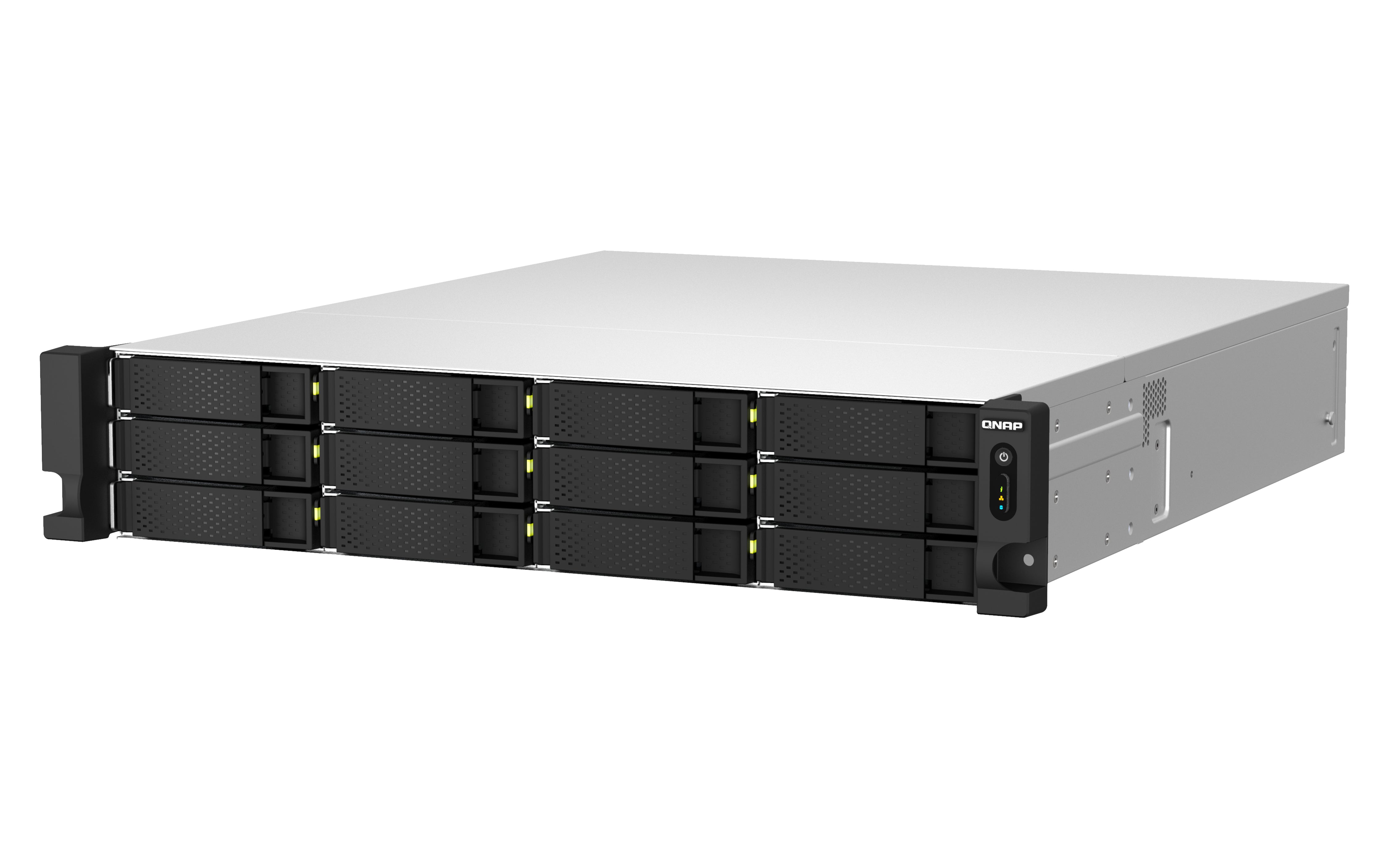 QNAP TS-h1887XU-RP NAS Rack (2 U) Intel Xeon E E-2334 16 Go DDR4 0 To QuTS hero Noir, Blanc