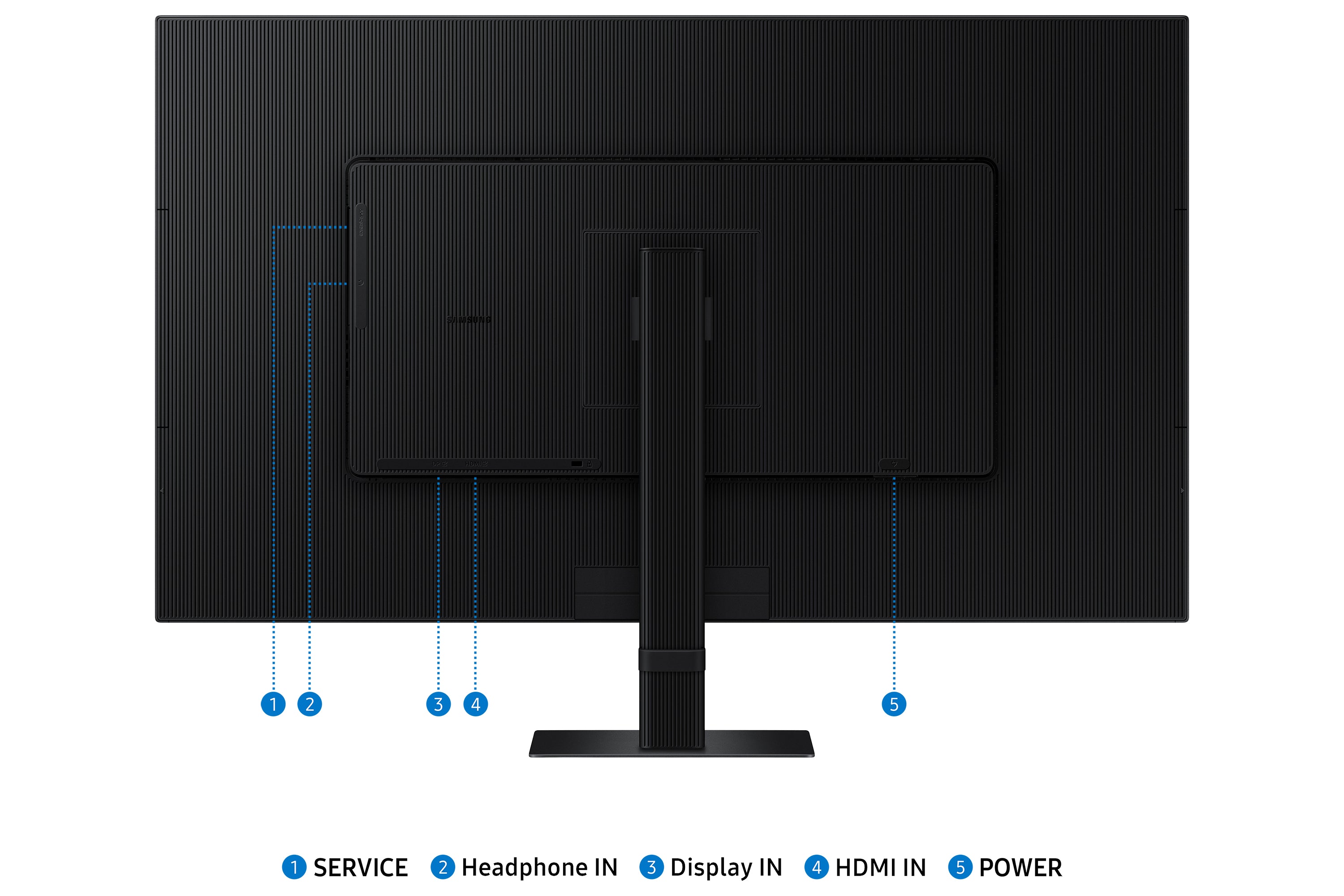 Samsung S70D écran plat de PC 81,3 cm (32") 3840 x 2160 pixels 4K Ultra HD LED Noir
