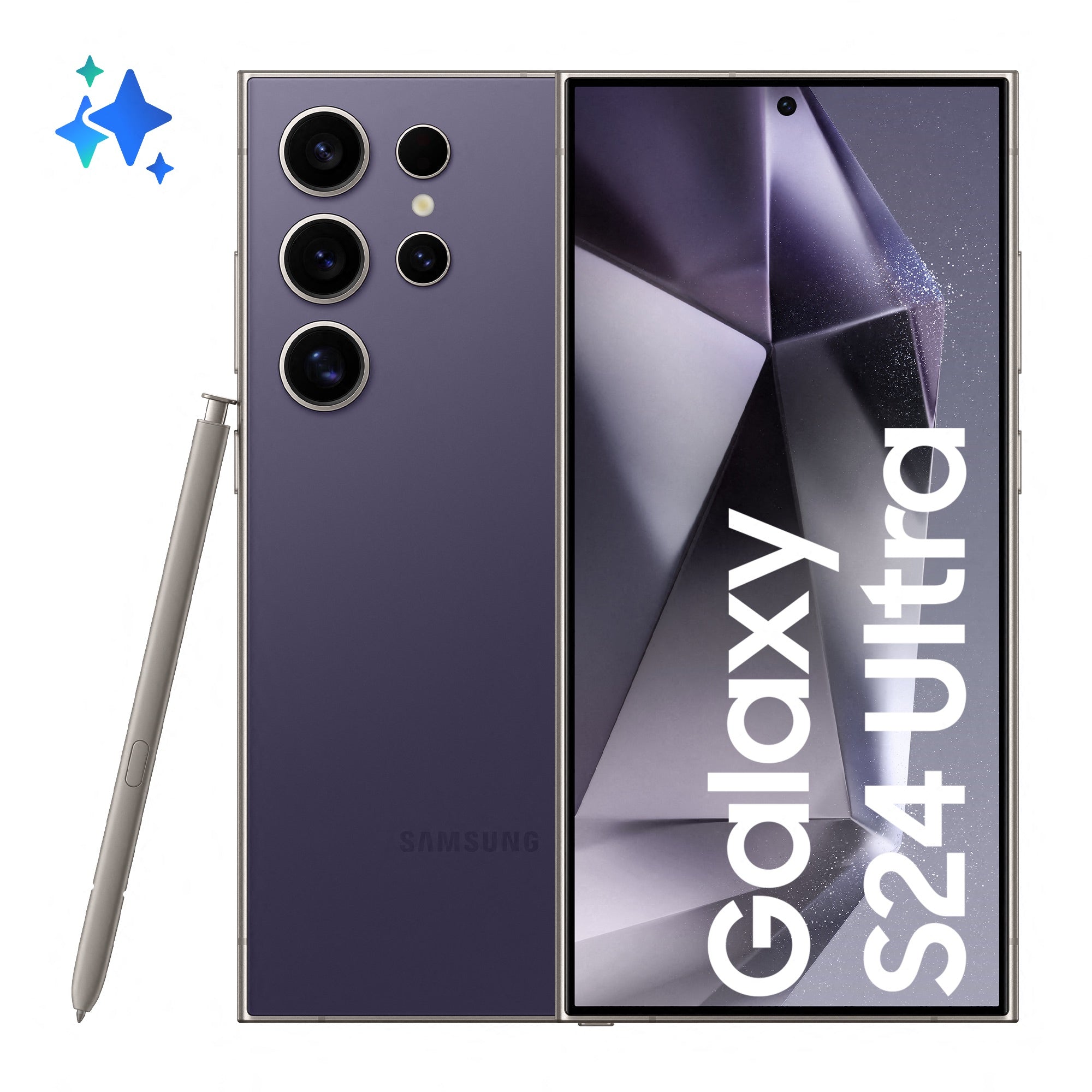 Samsung Galaxy S24 Ultra 17,3 cm (6.8") Double SIM 5G USB Type-C 12 Go 512 Go 5000 mAh Titane, Violet