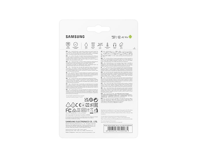 Samsung MB-MY256SB/WW mémoire flash 256 Go MicroSDXC UHS-I