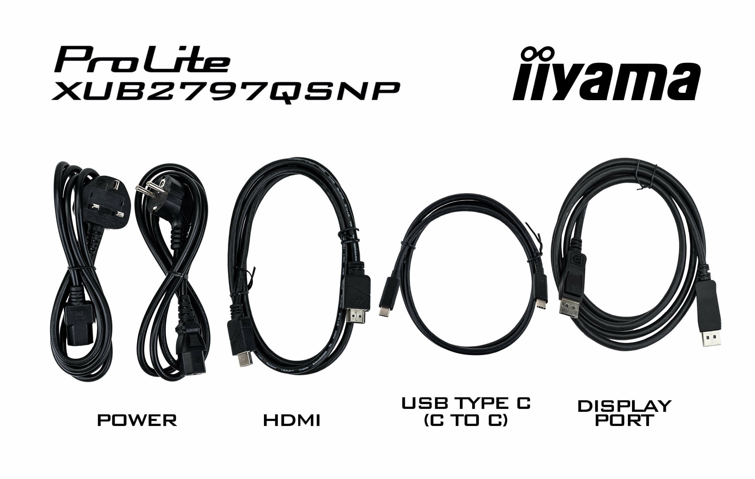 iiyama ProLite XUB2797QSNP-B1 écran plat de PC 68,6 cm (27") 2560 x 1440 pixels Quad HD LED Noir